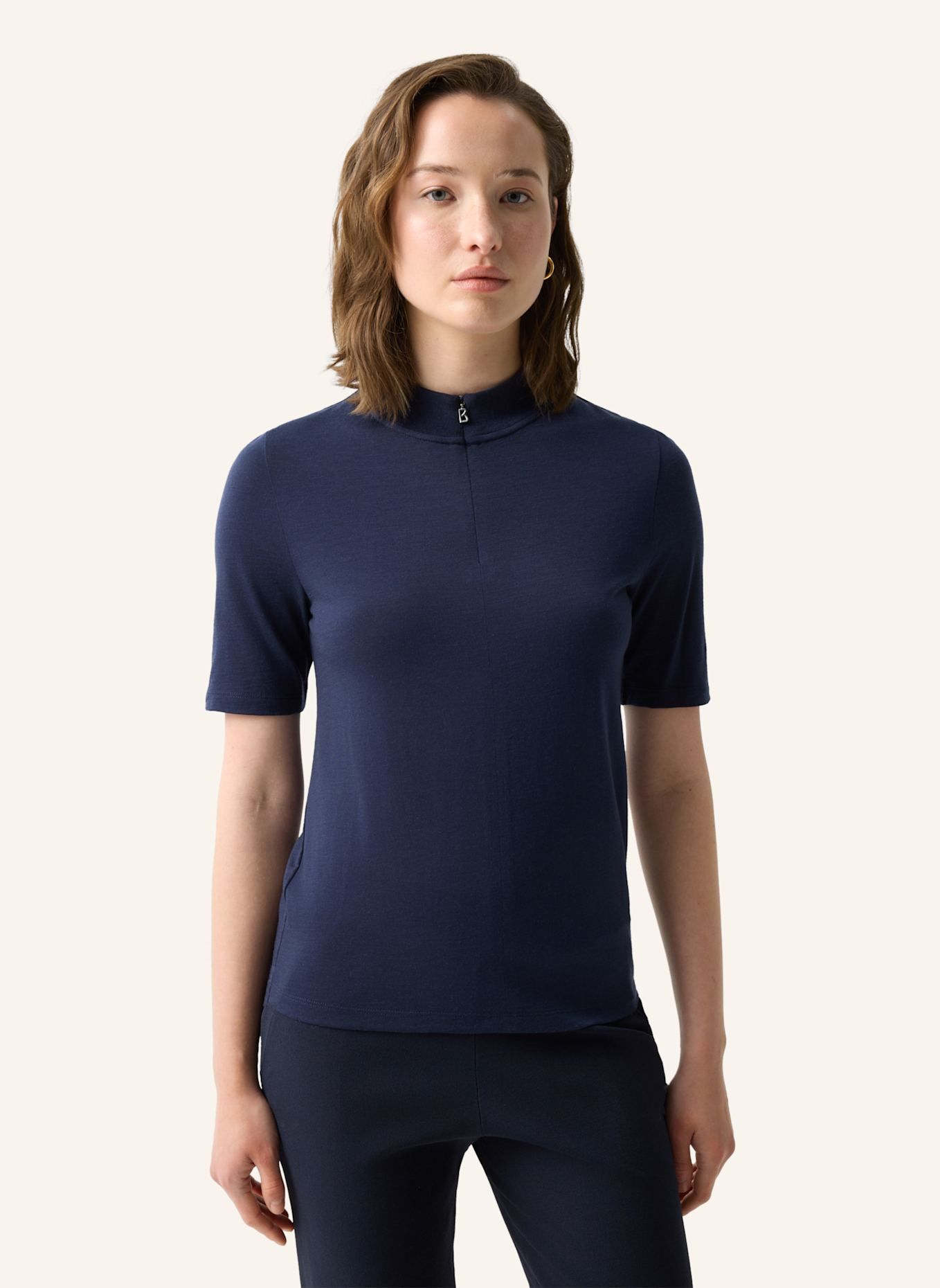 BOGNER T-Shirt: DUNKELBLAU