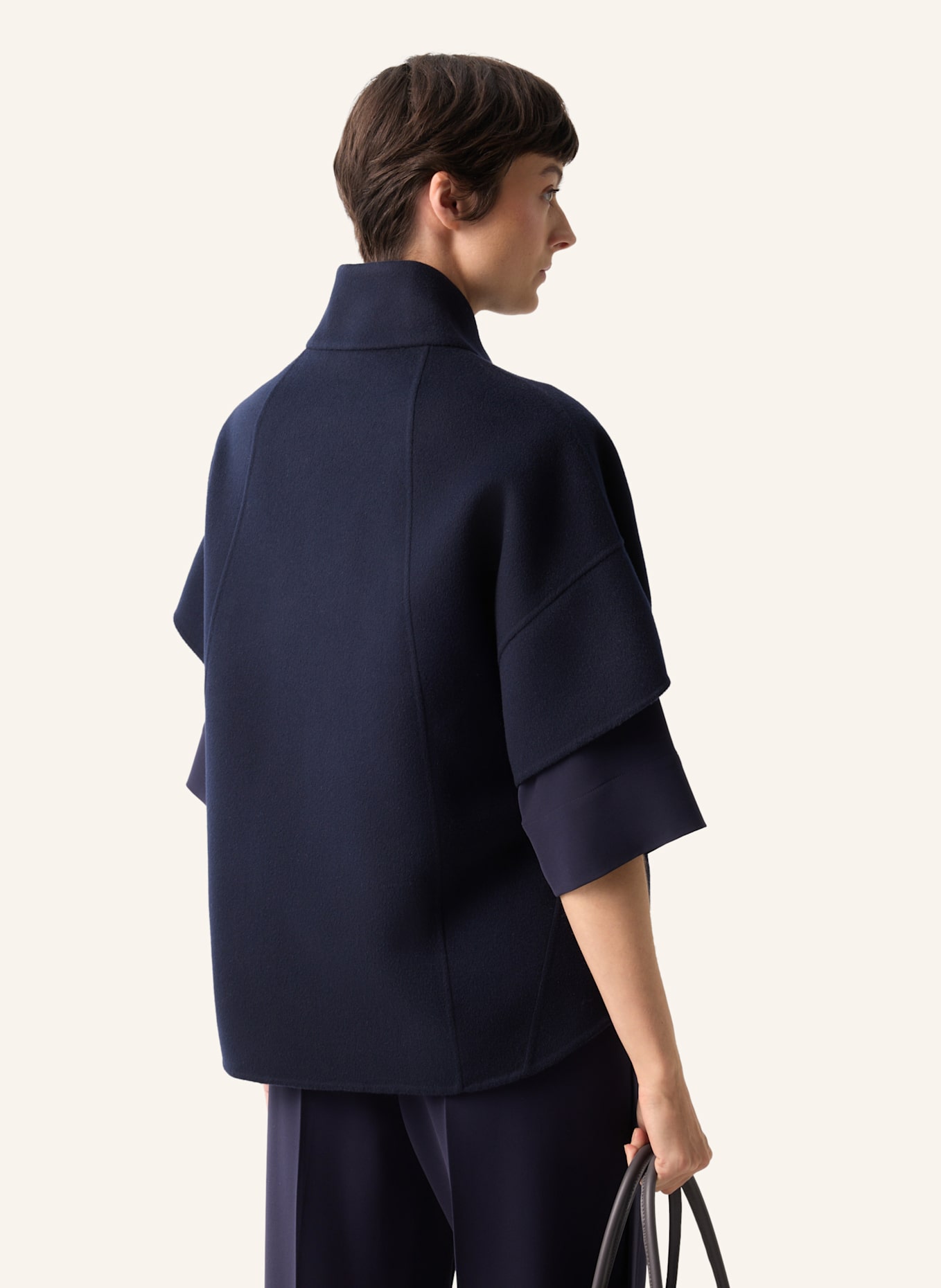 BOGNER Poncho VENICE: DUNKELBLAU