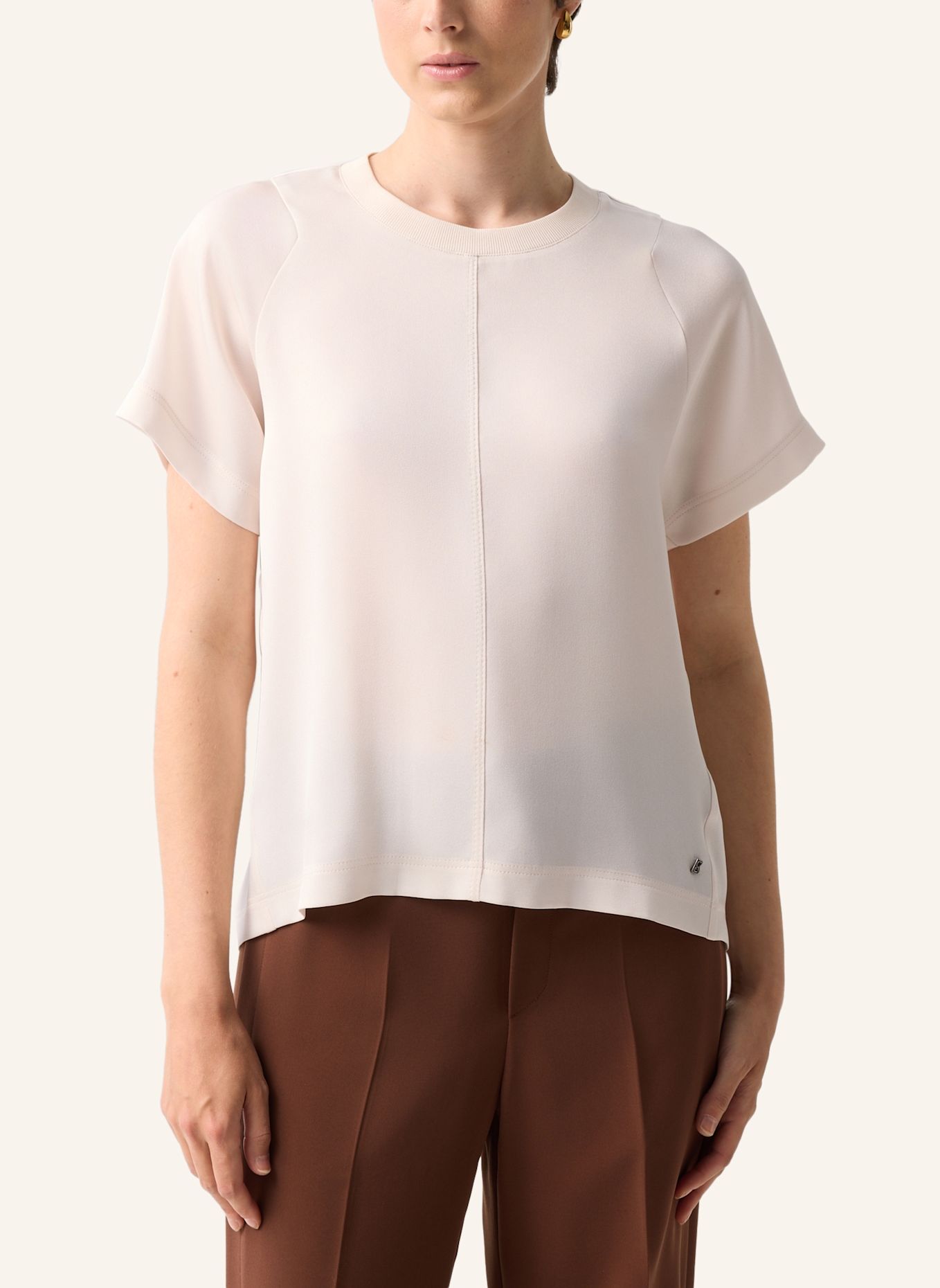 BOGNER DAKOTA Satin Blouse: CREAM