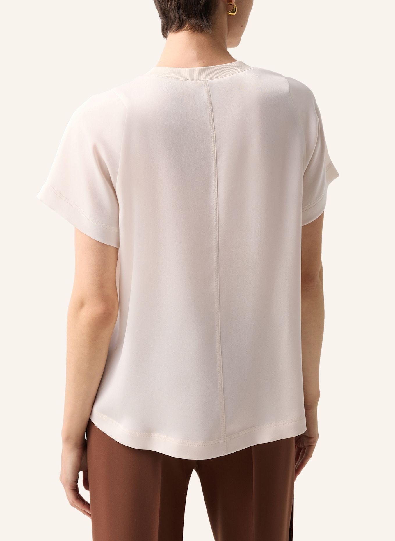 BOGNER DAKOTA Satin Blouse: CREAM