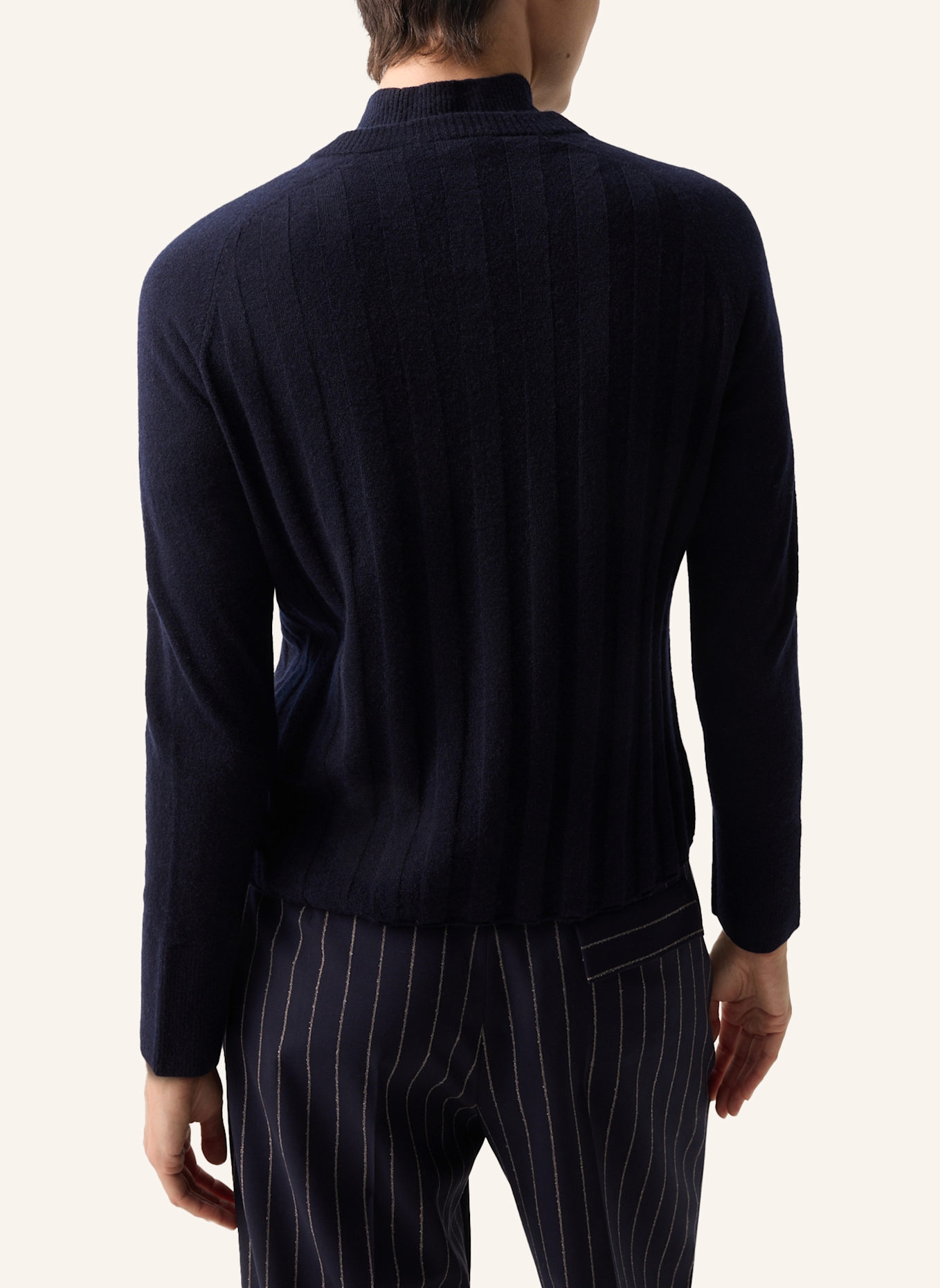 BOGNER Strickjacke TANJA mit Cashmere: DUNKELBLAU