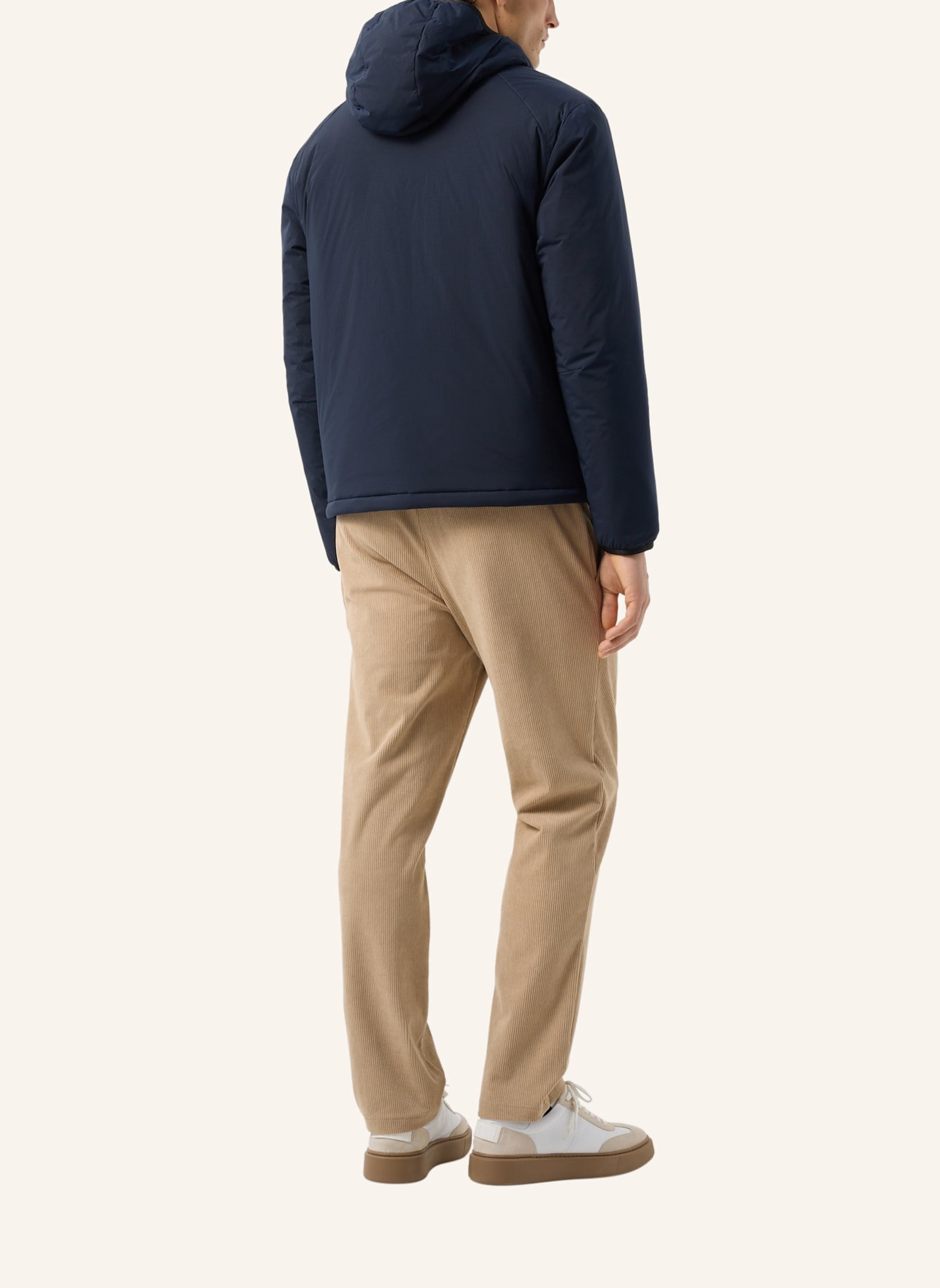 BOGNER Donsjack: DONKERBLAUW