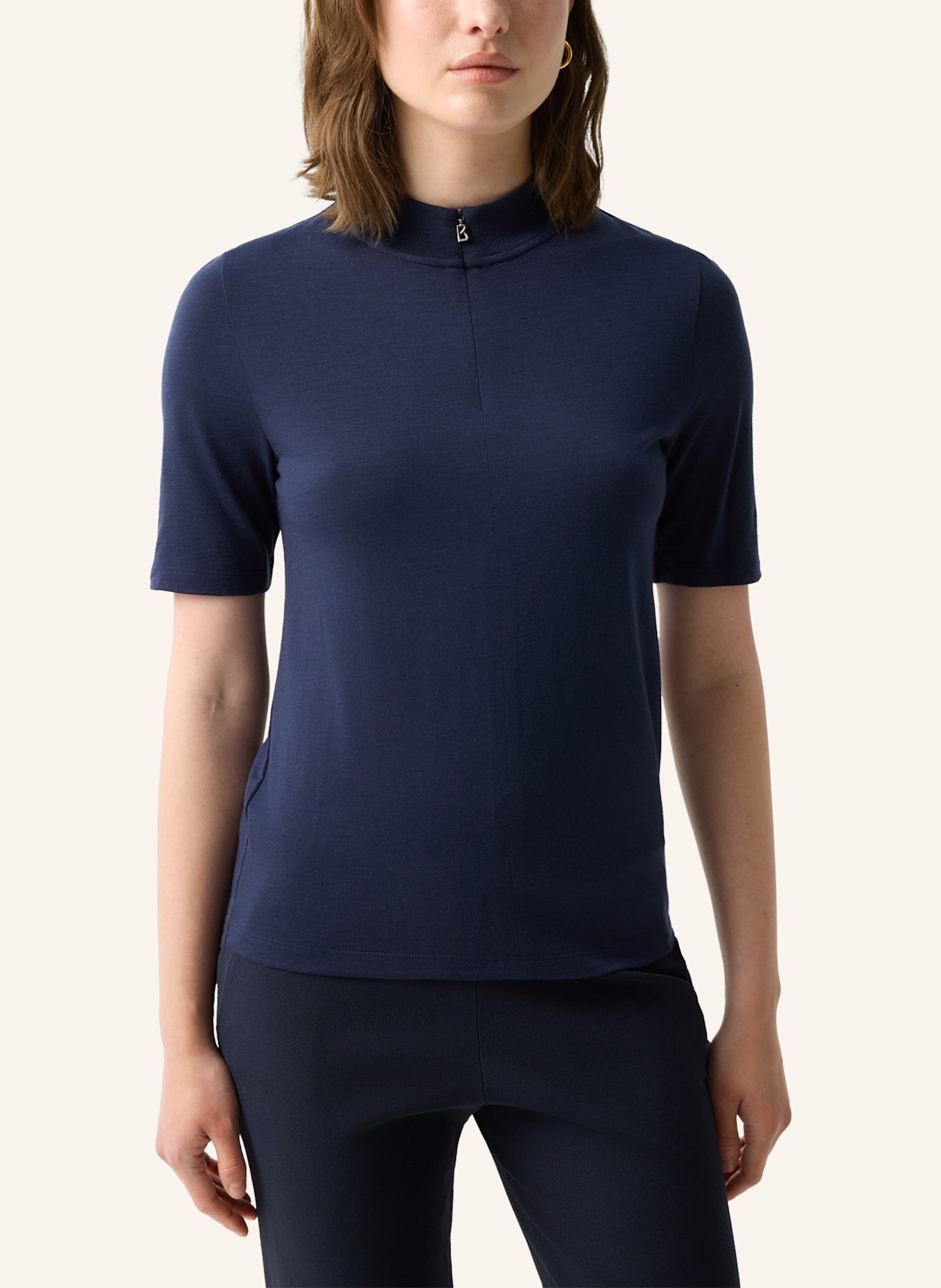 BOGNER T-Shirt: DUNKELBLAU
