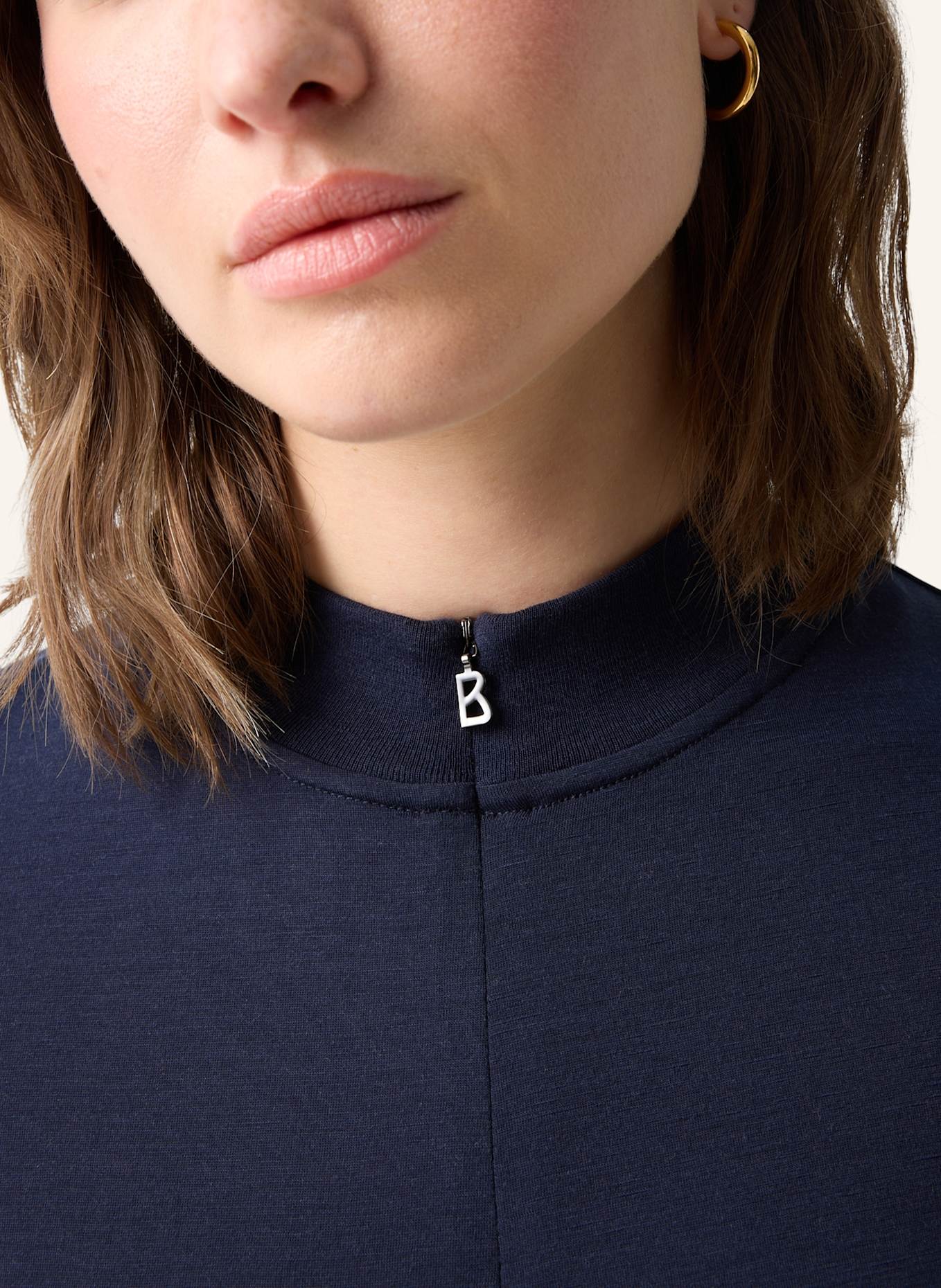 BOGNER T-Shirt: DUNKELBLAU