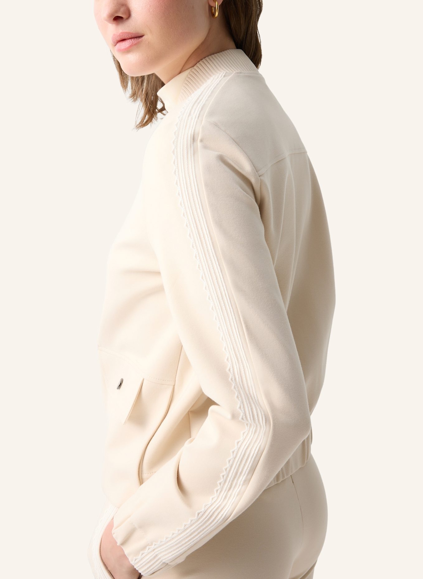 BOGNER Sweatjacke: CREME
