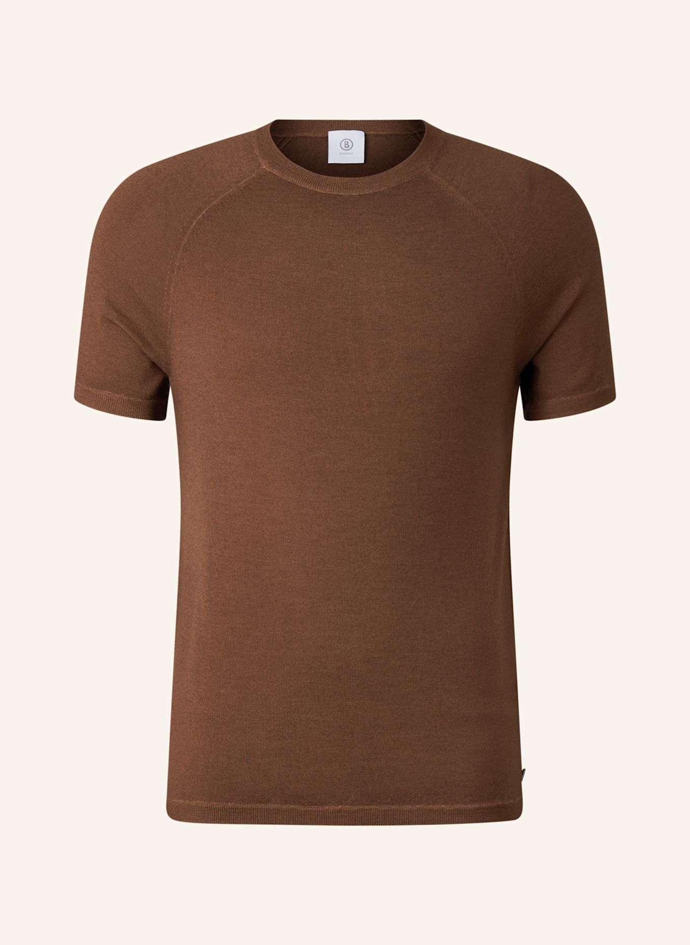 BOGNER Merino-Shirt Osaka: BRAUN