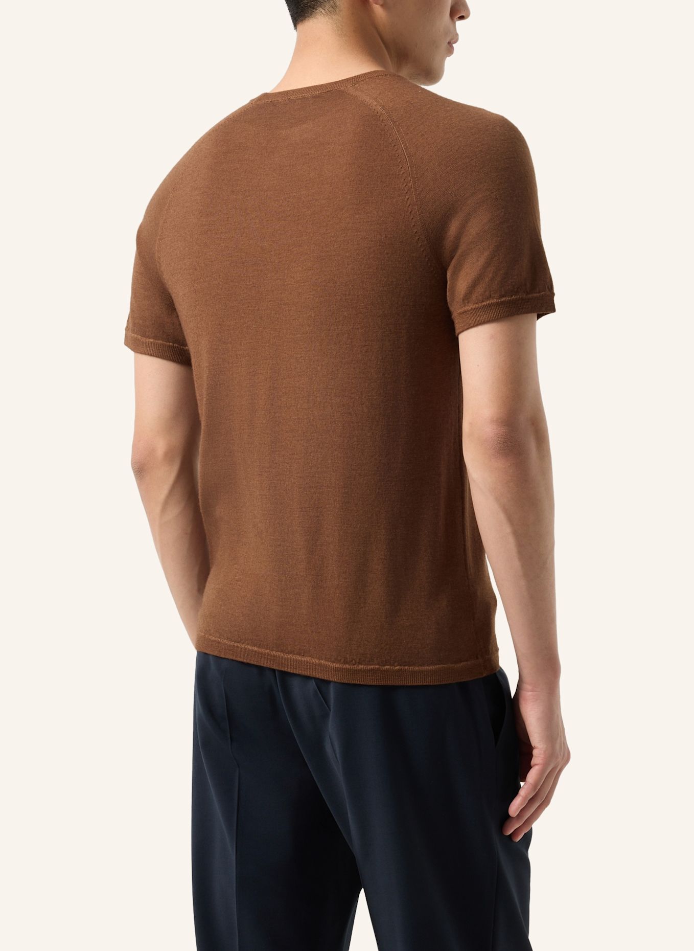 BOGNER Merino-Shirt Osaka: BRAUN