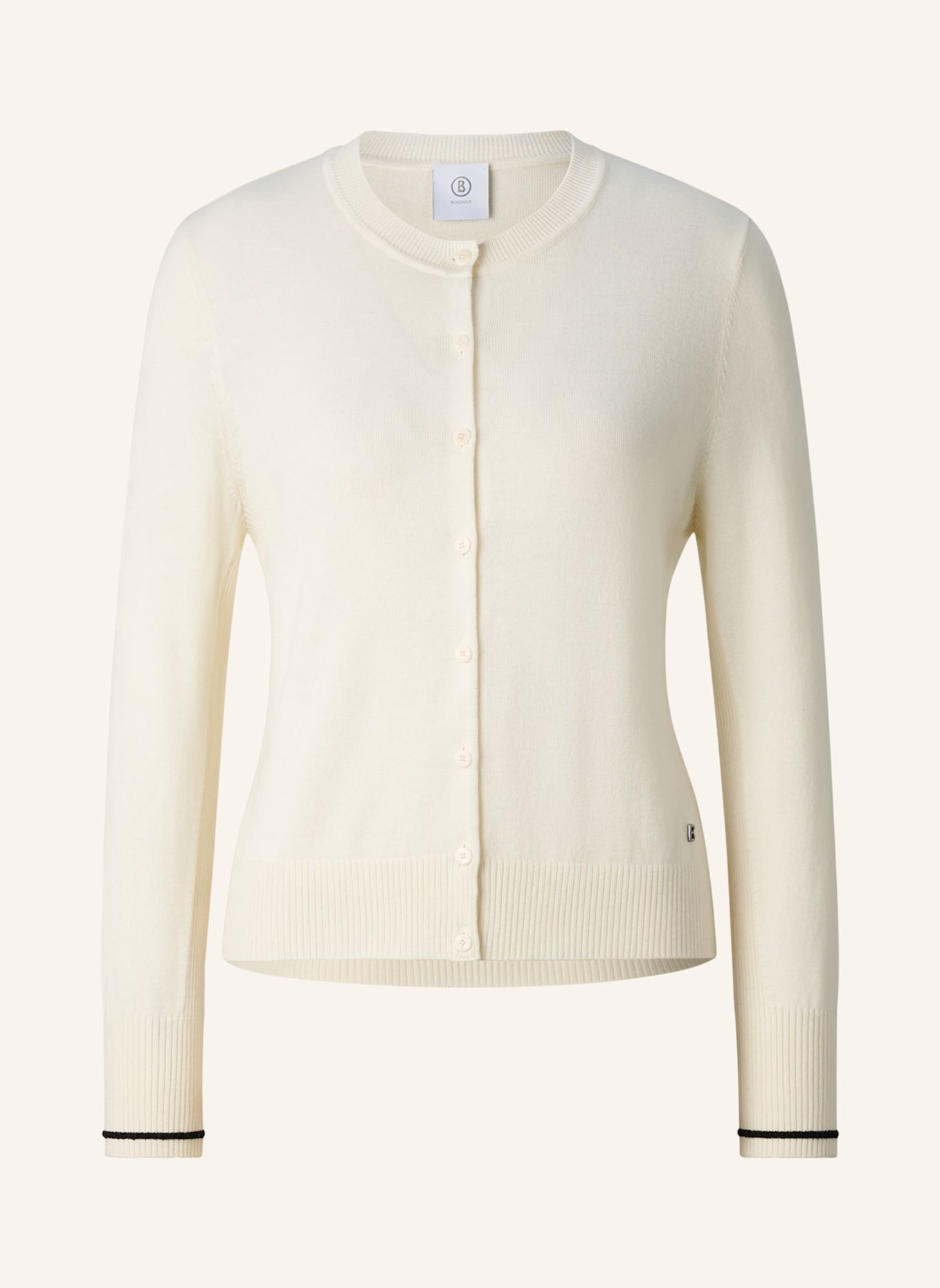 BOGNER Strickjacke AZOU: WEISS