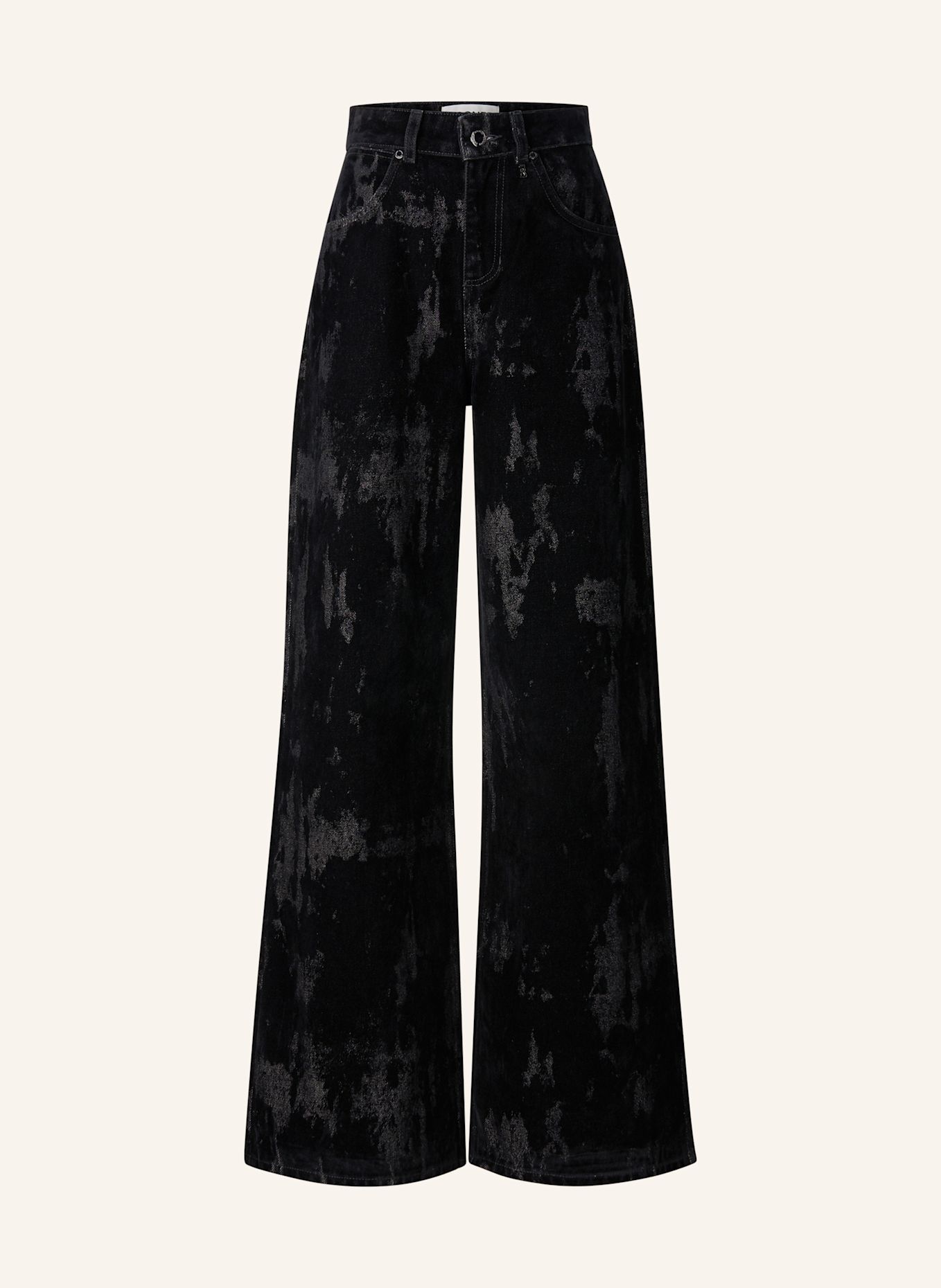 BOGNER Wide Fit-Jeans Lizzy: ZWART