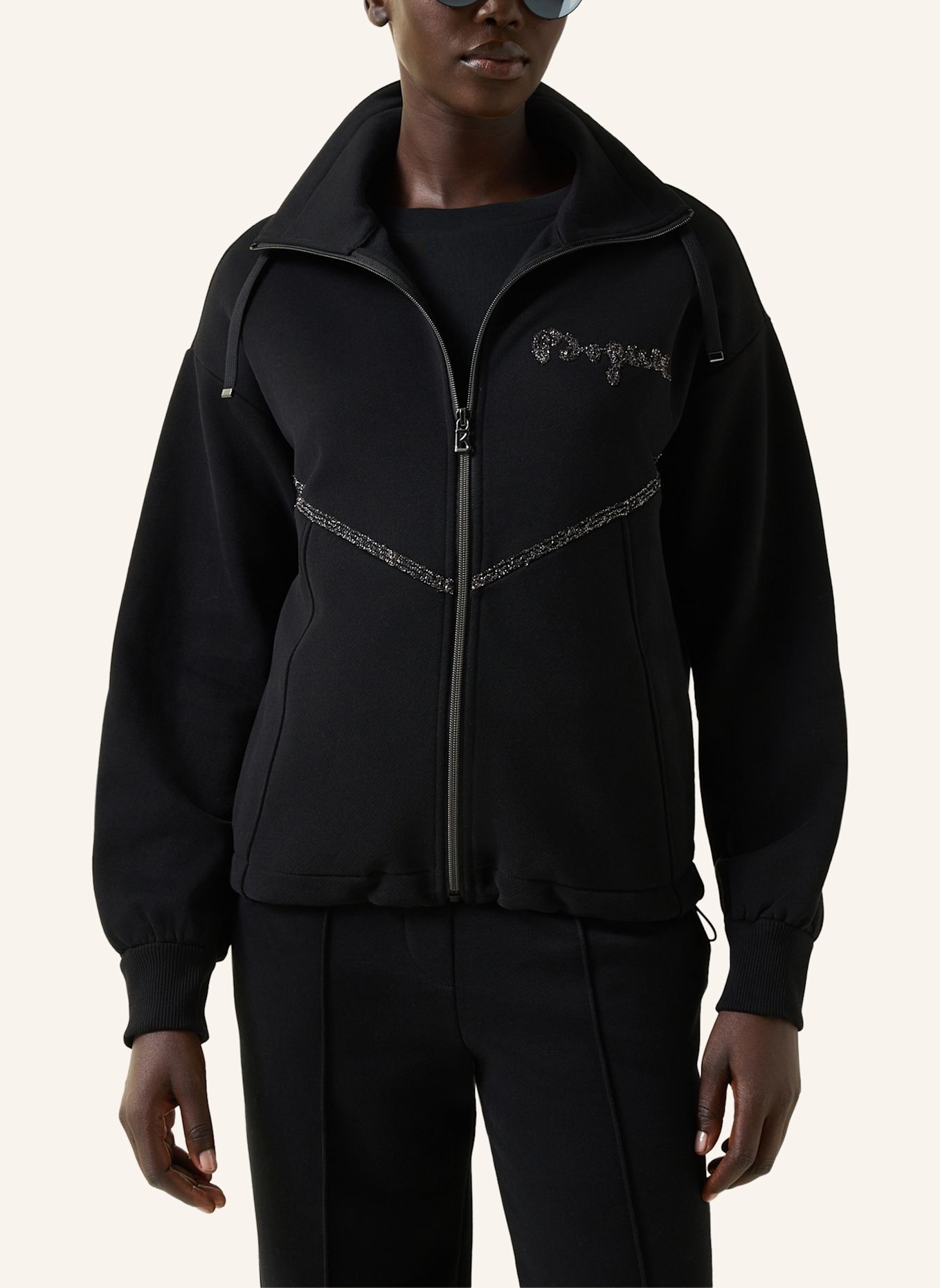 BOGNER Sweatjacke Tamara: SCHWARZ