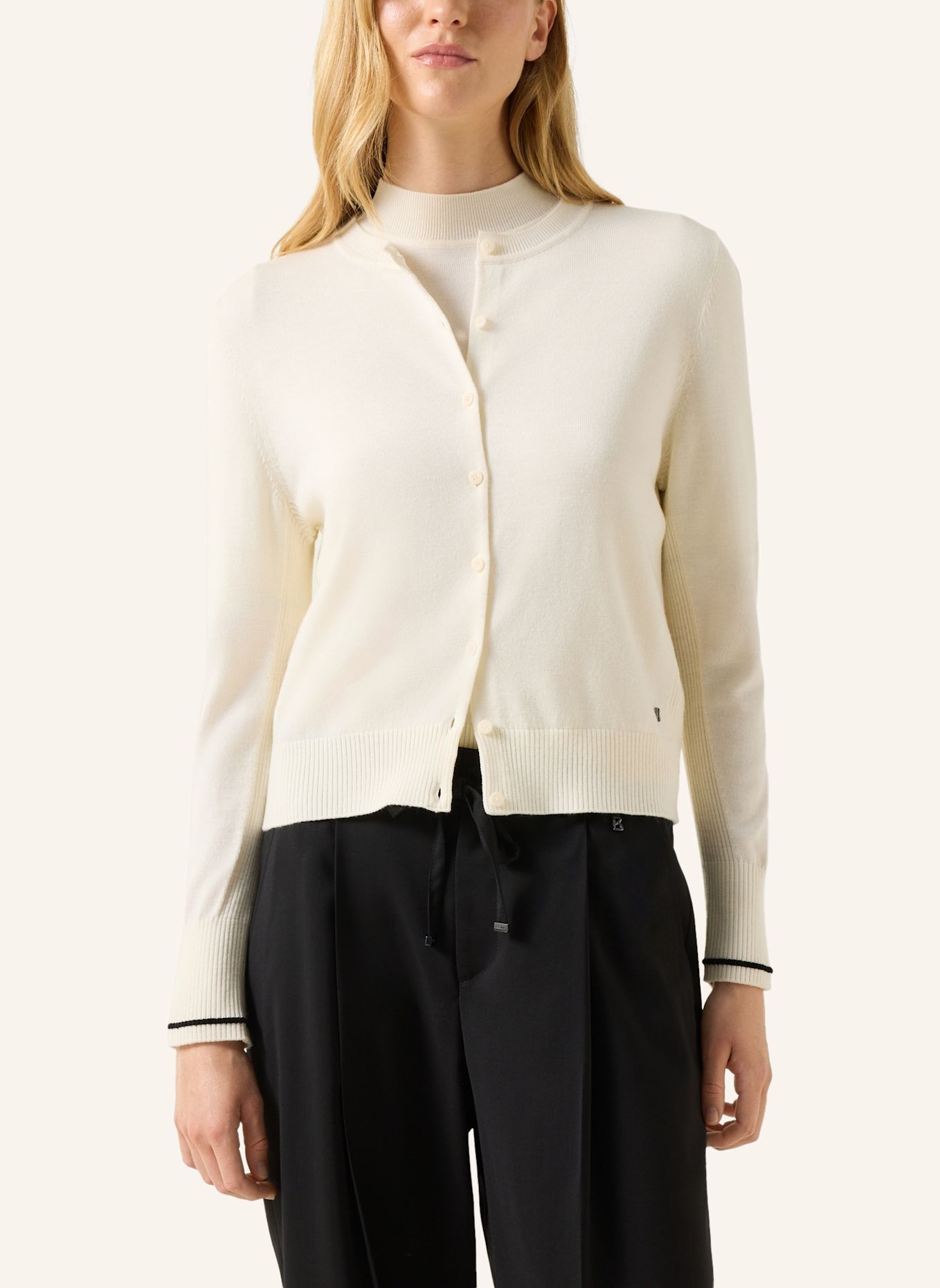 BOGNER Strickjacke AZOU: WEISS