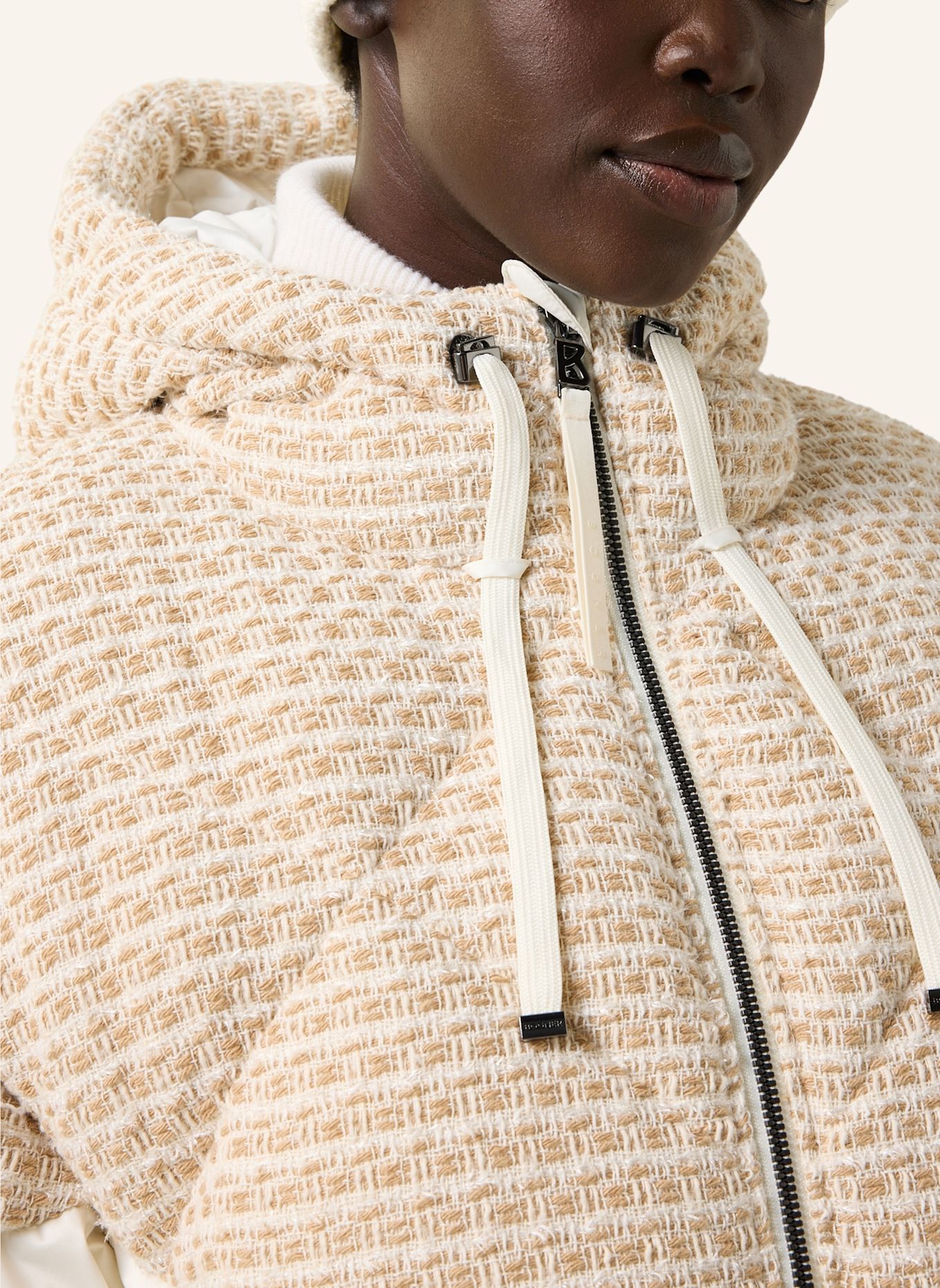 BOGNER Daunenjacke Sheryl: WEISS / BEIGE