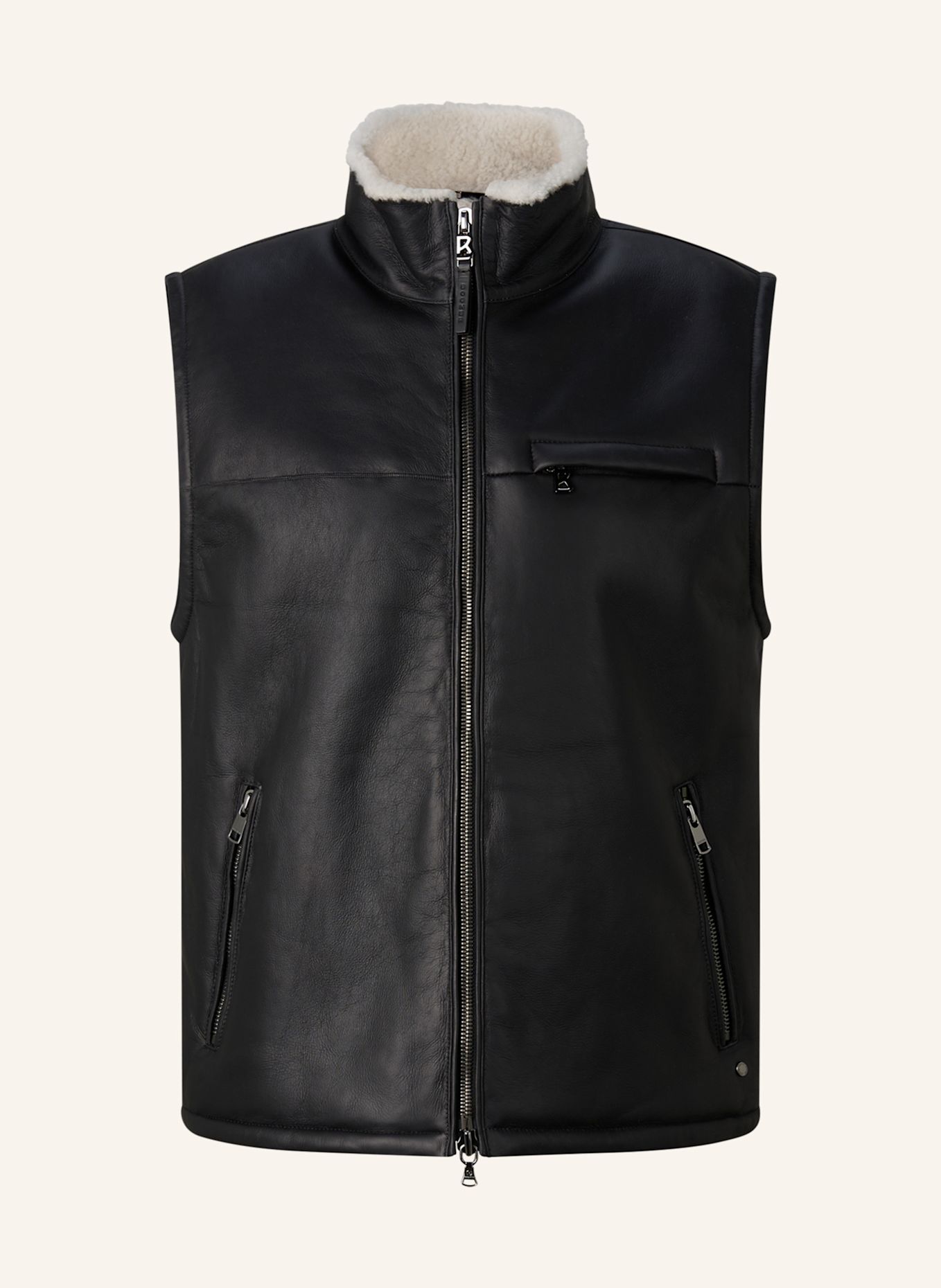 BOGNER Lamswol-Bodywarmer Rosso: ZWART