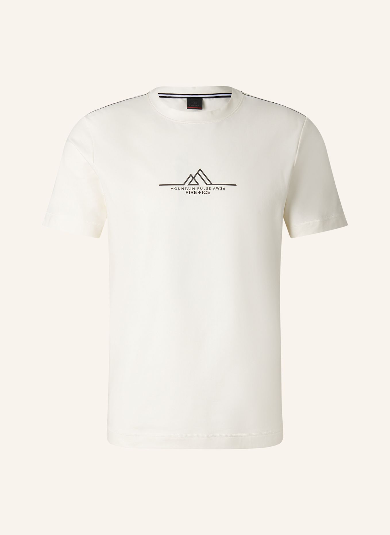 FIRE+ICE Katoenen T-shirt, recht model: WIT