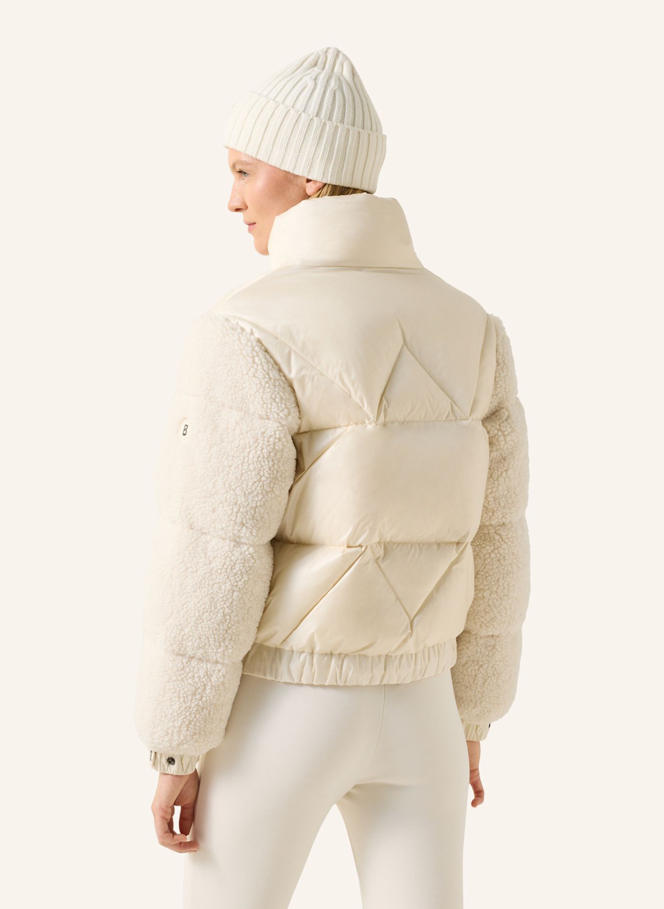 BOGNER Daunen-Teddyjacke Queeny: WEISS
