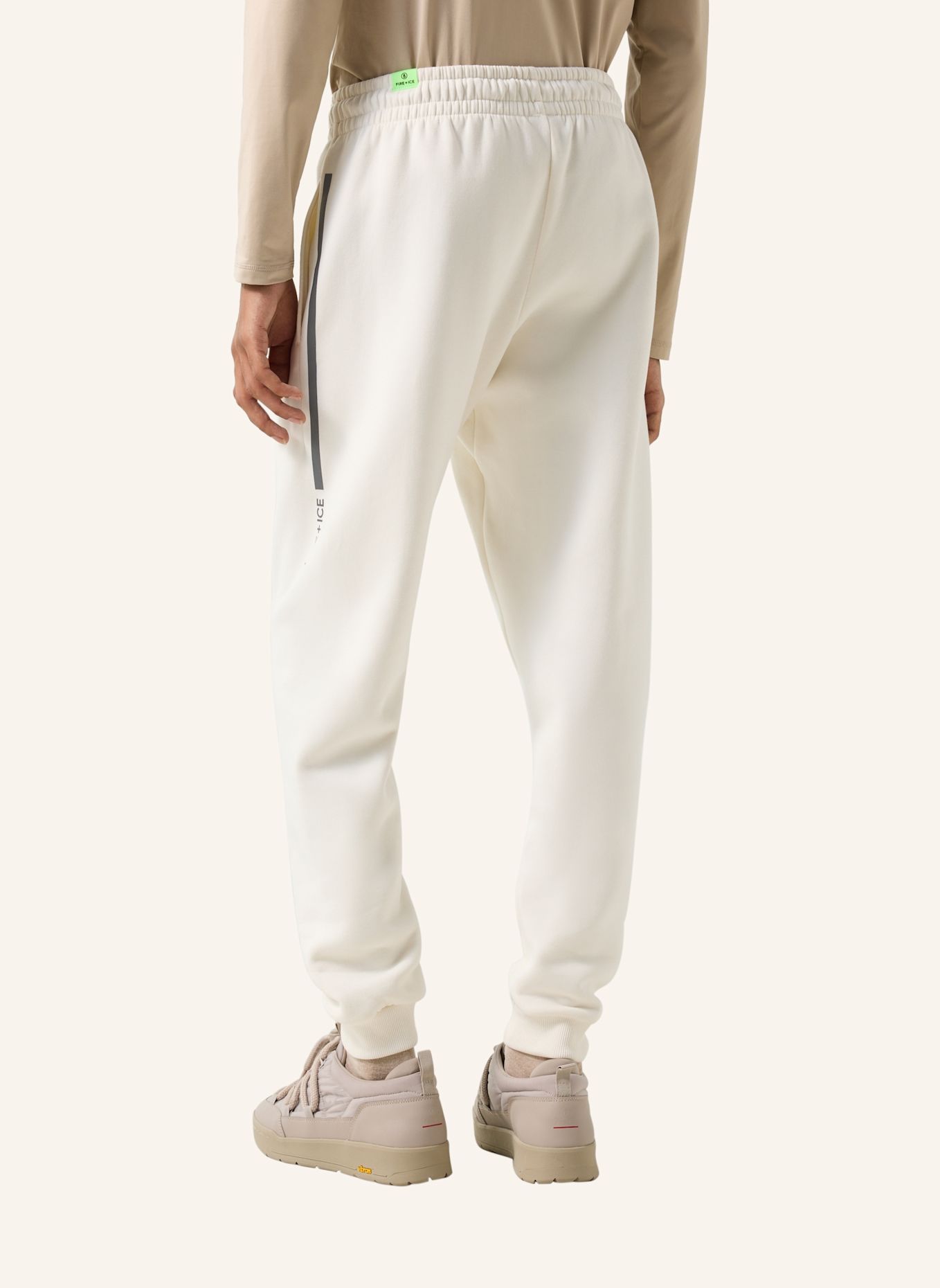 FIRE+ICE Baumwoll-Sweatpants Fadi: WEISS