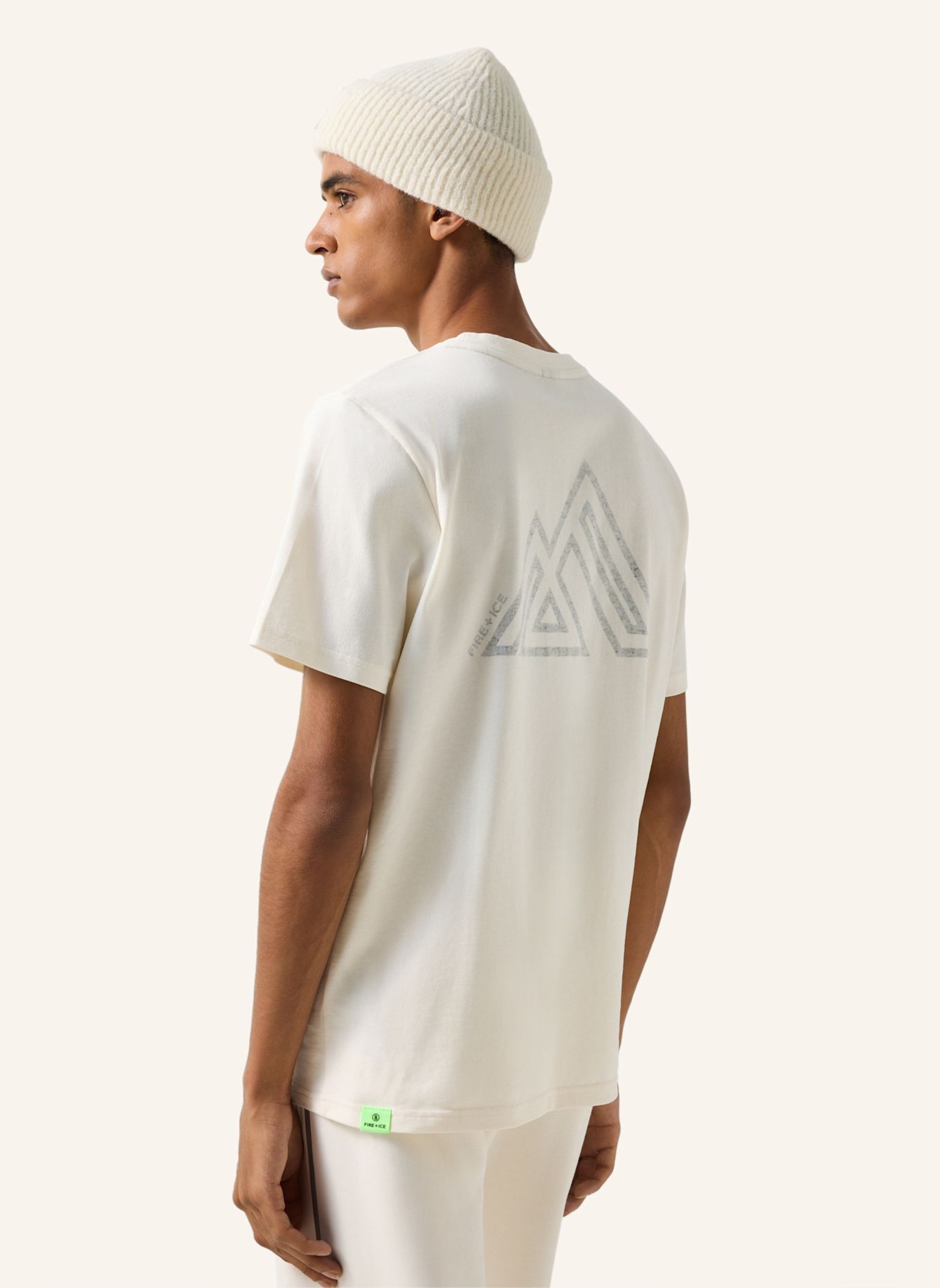 FIRE+ICE Baumwoll-T-Shirt Mick: WEISS