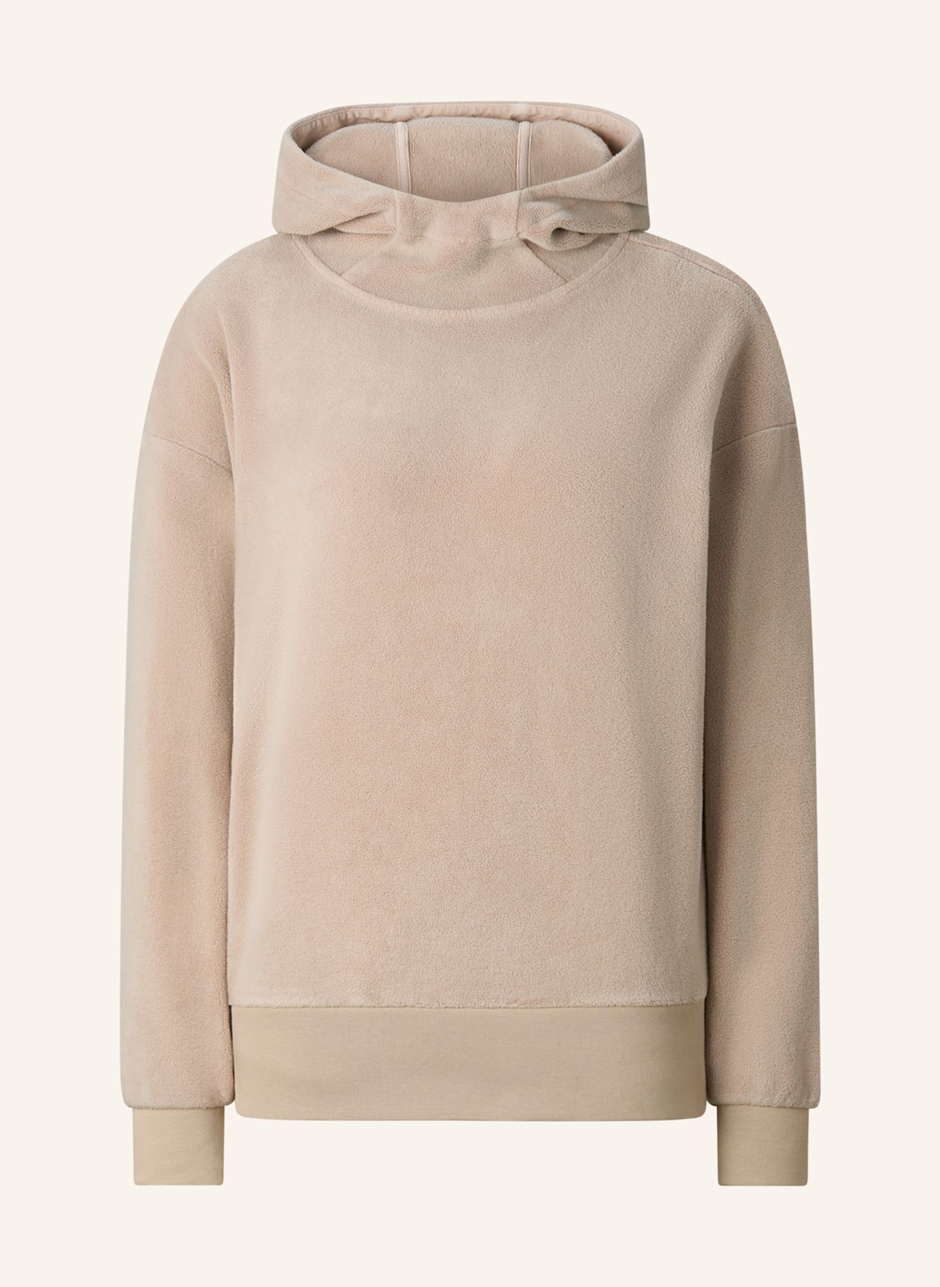 FIRE+ICE Midlayer-Fleece-Hoodie Iva: BEIGE