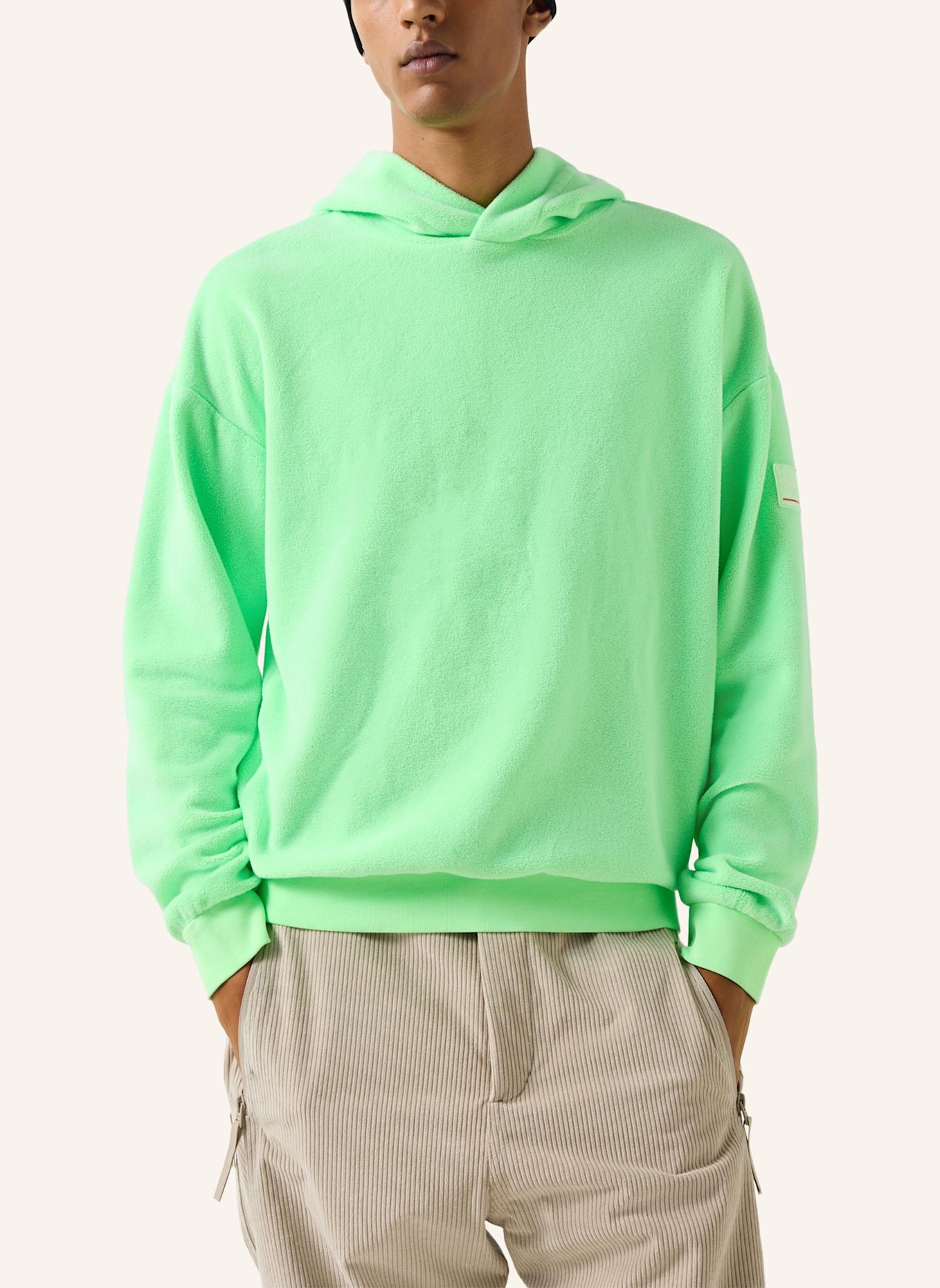 FIRE+ICE Fleecehoodie Ilario: GROEN