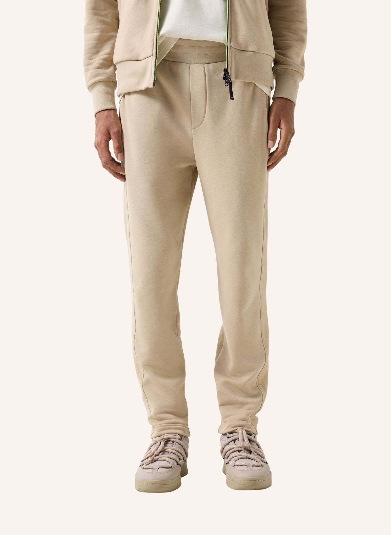 FIRE+ICE Katoenen sweatpant Pedro: BEIGE