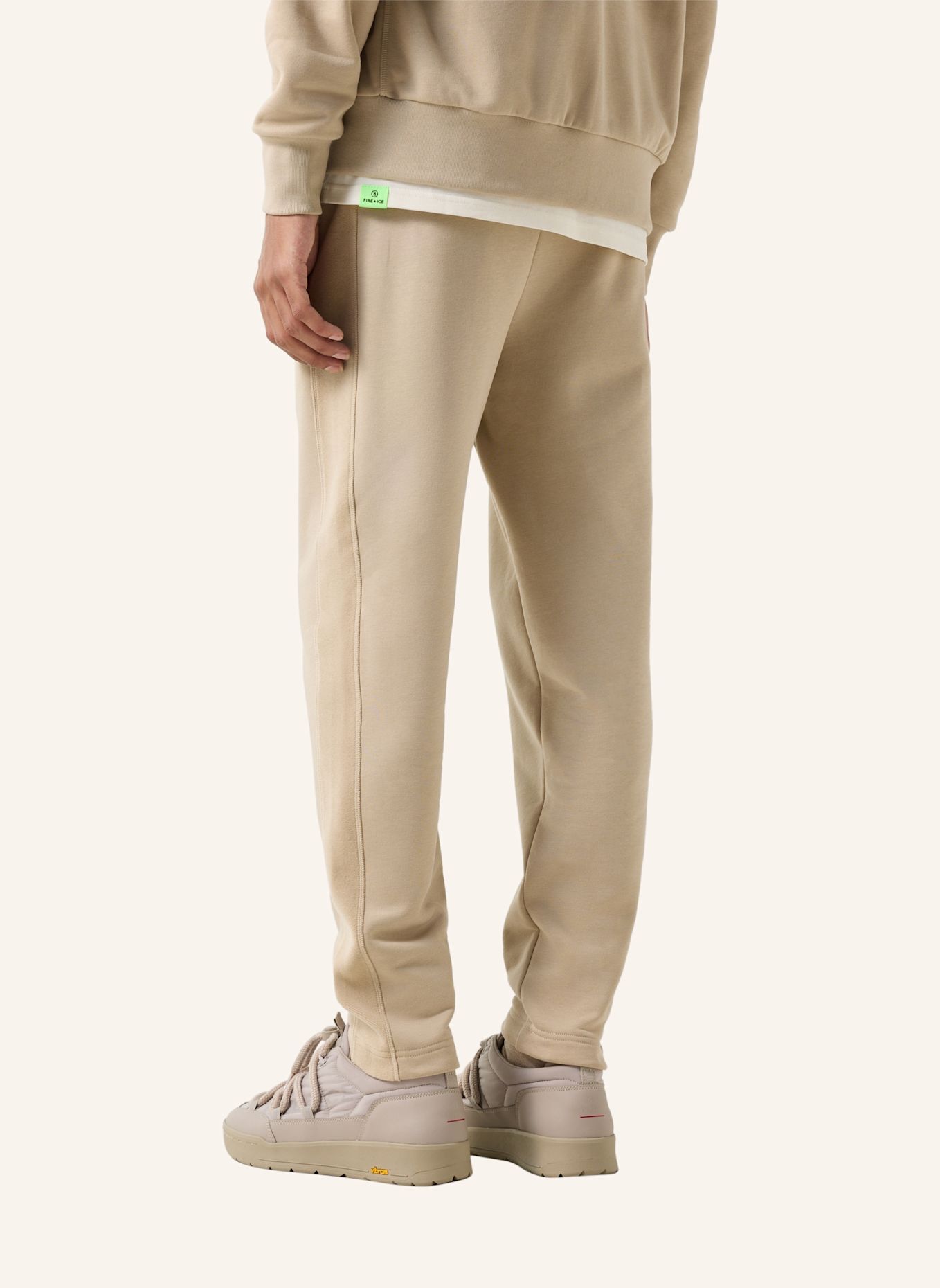 FIRE+ICE Katoenen sweatpant Pedro: BEIGE