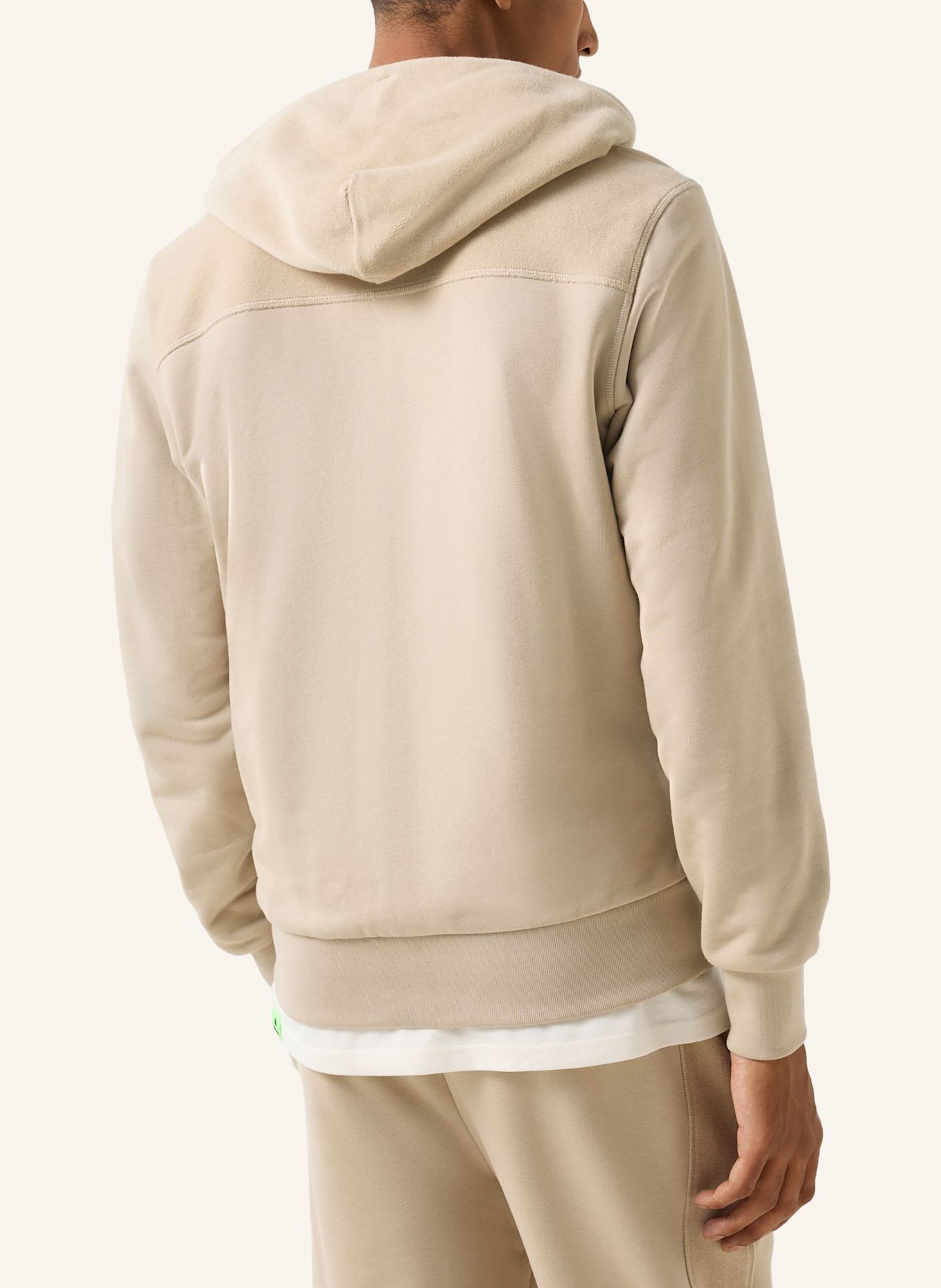 FIRE+ICE Katoenen sweatvest Kano: BEIGE