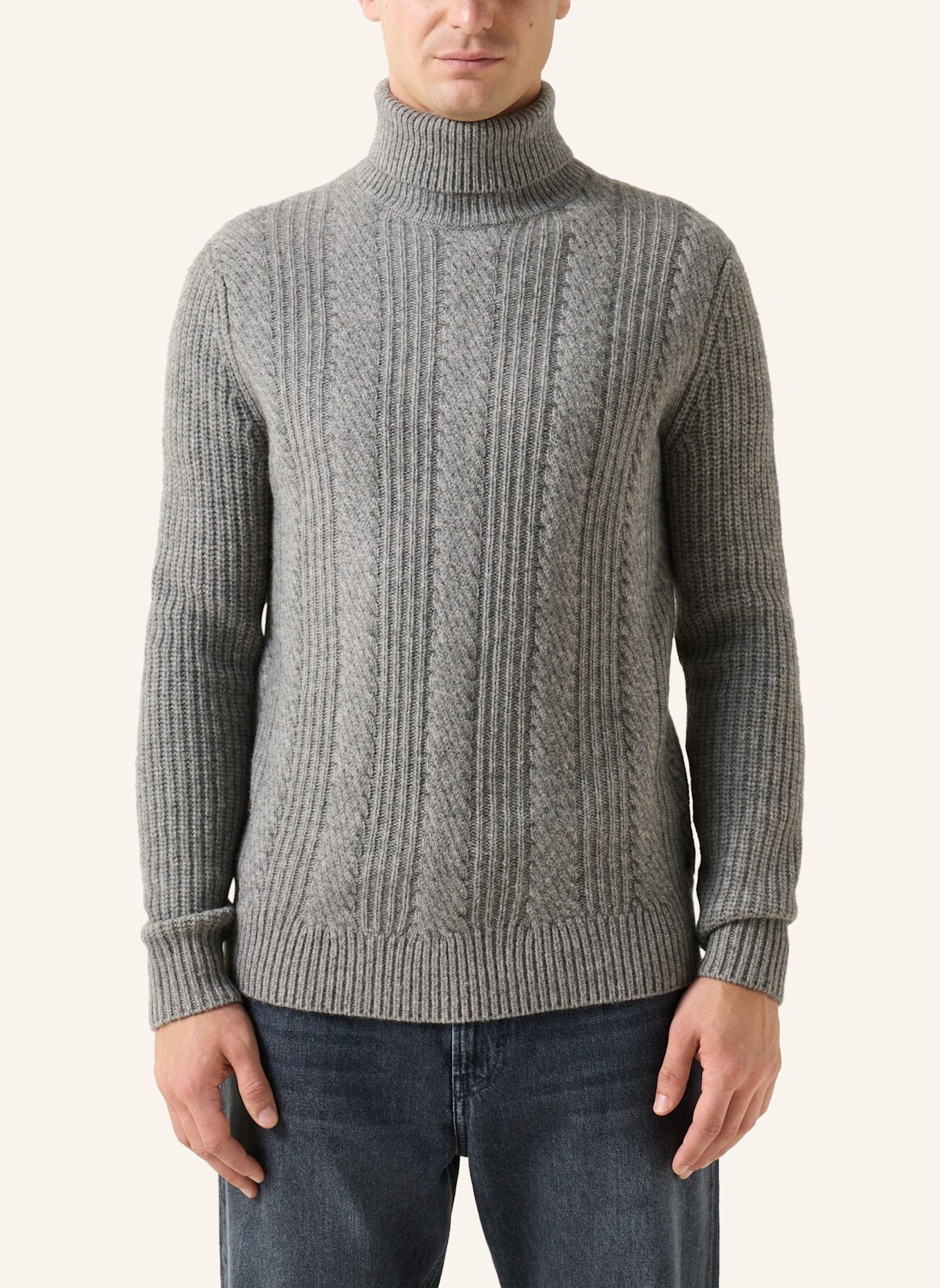 BOGNER Rollkragenpullover EROS: GRAU