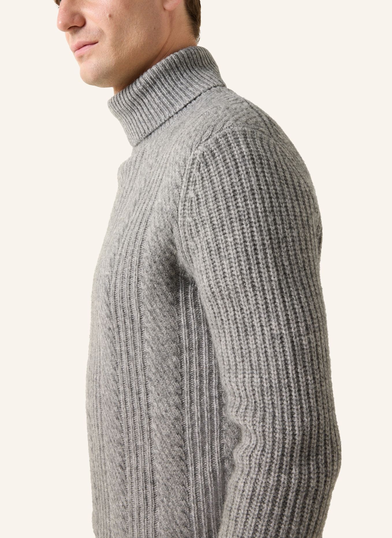 BOGNER Rollkragenpullover EROS: GRAU