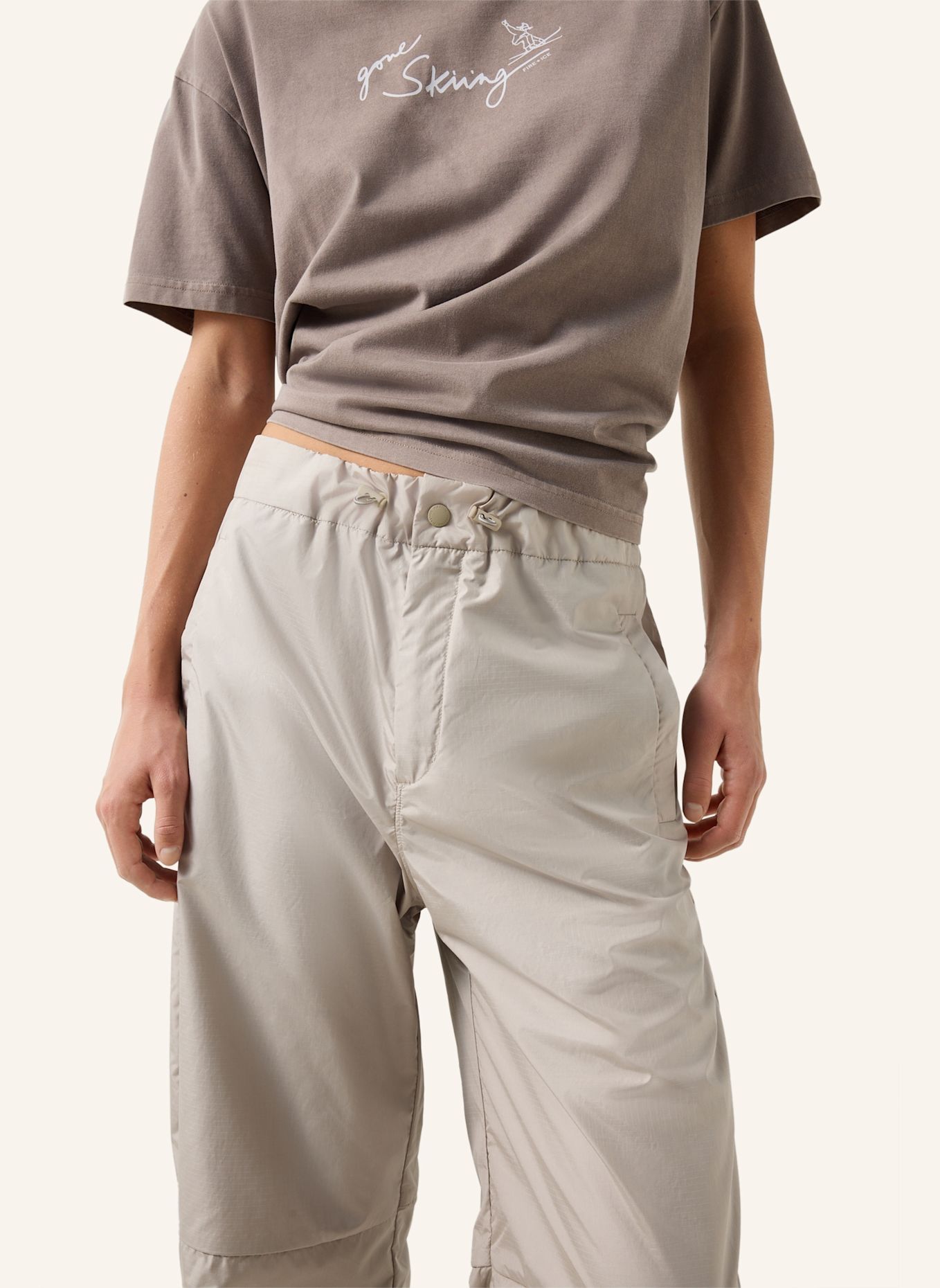 FIRE+ICE Functionele broek Deleen: BEIGE