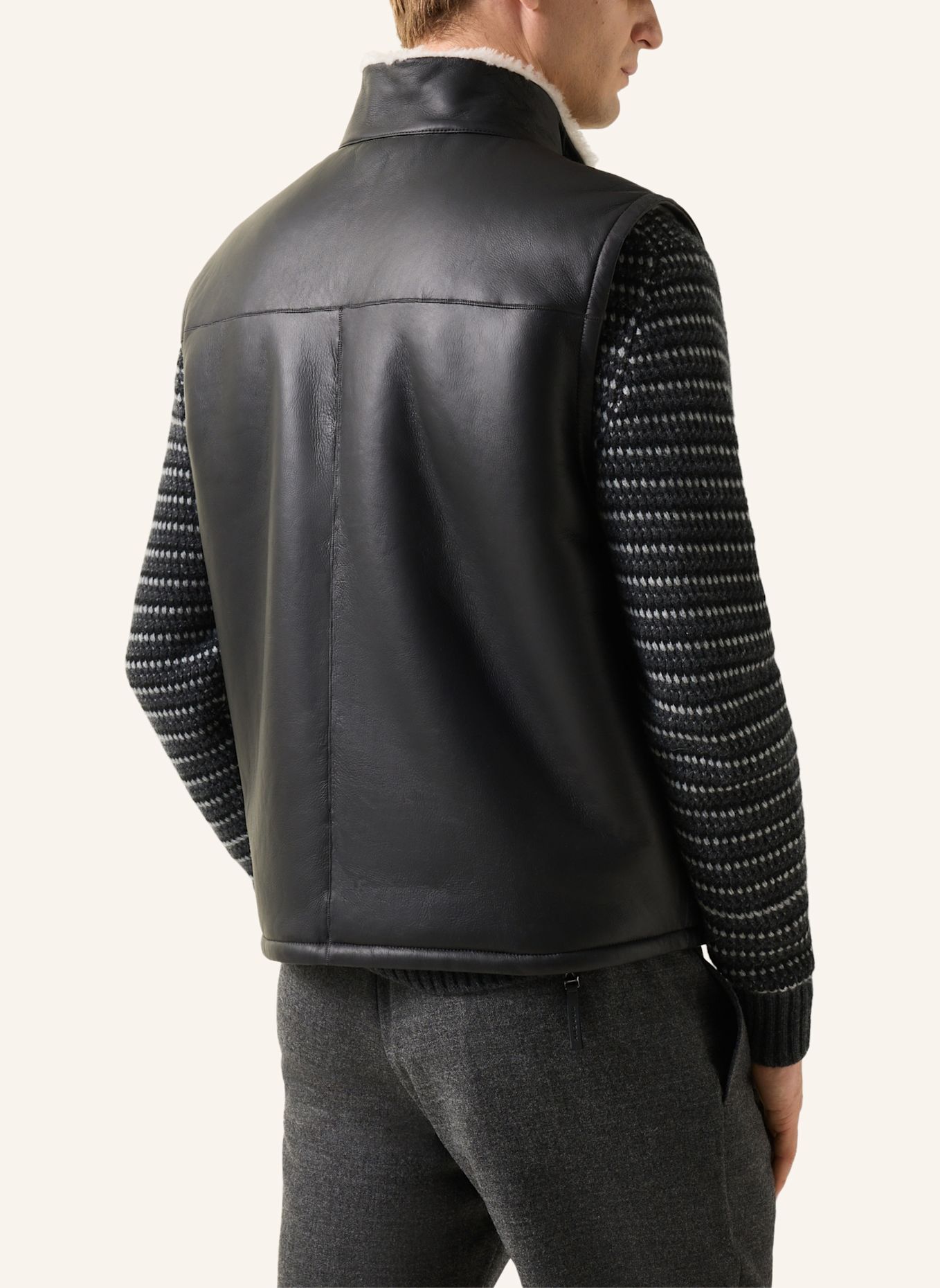 BOGNER Lamswol-Bodywarmer Rosso: ZWART