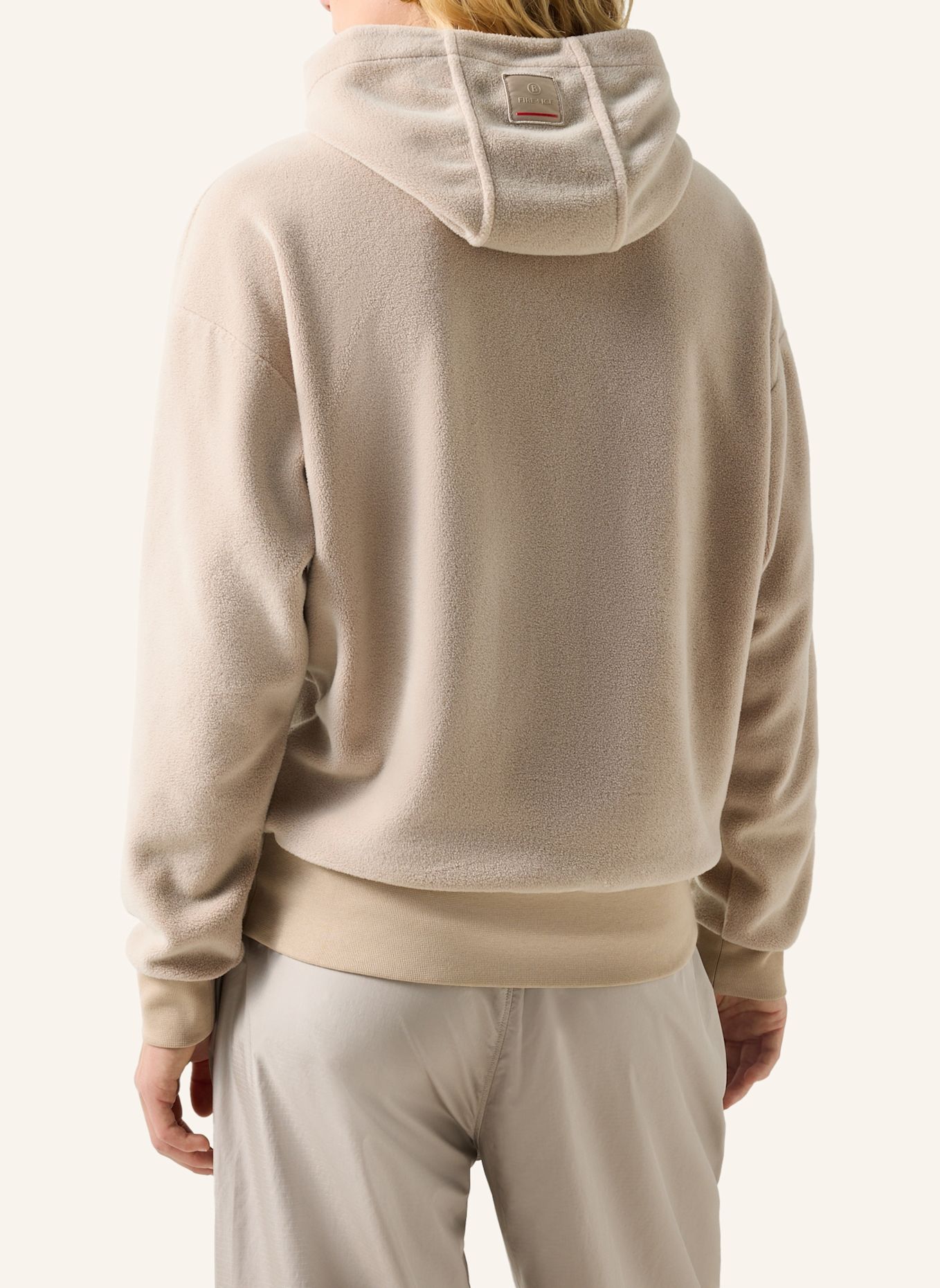 FIRE+ICE Midlayer-Fleece-Hoodie Iva: BEIGE