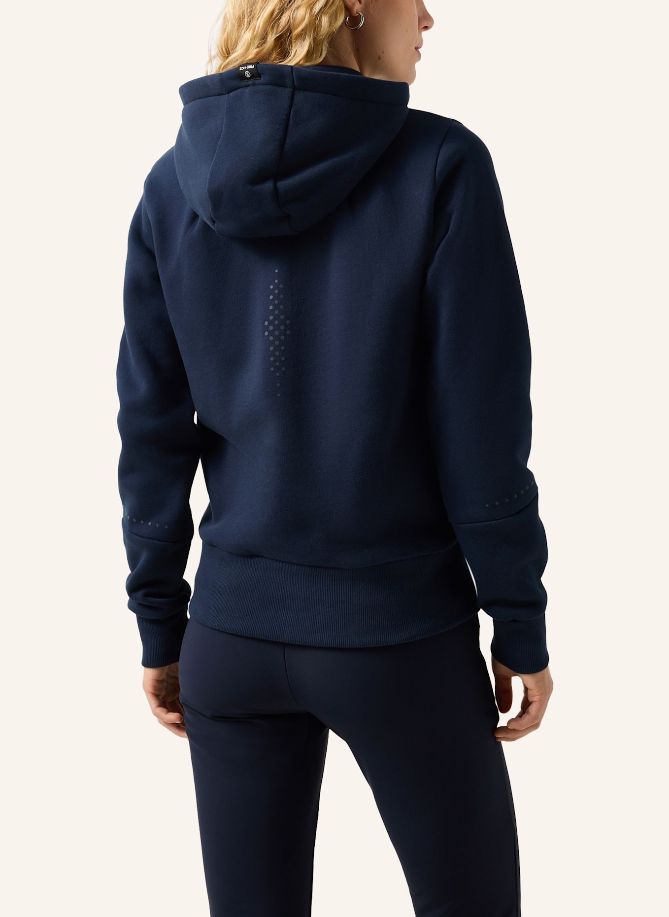 FIRE+ICE Katoenen Hoodie Nada: DONKERBLAUW