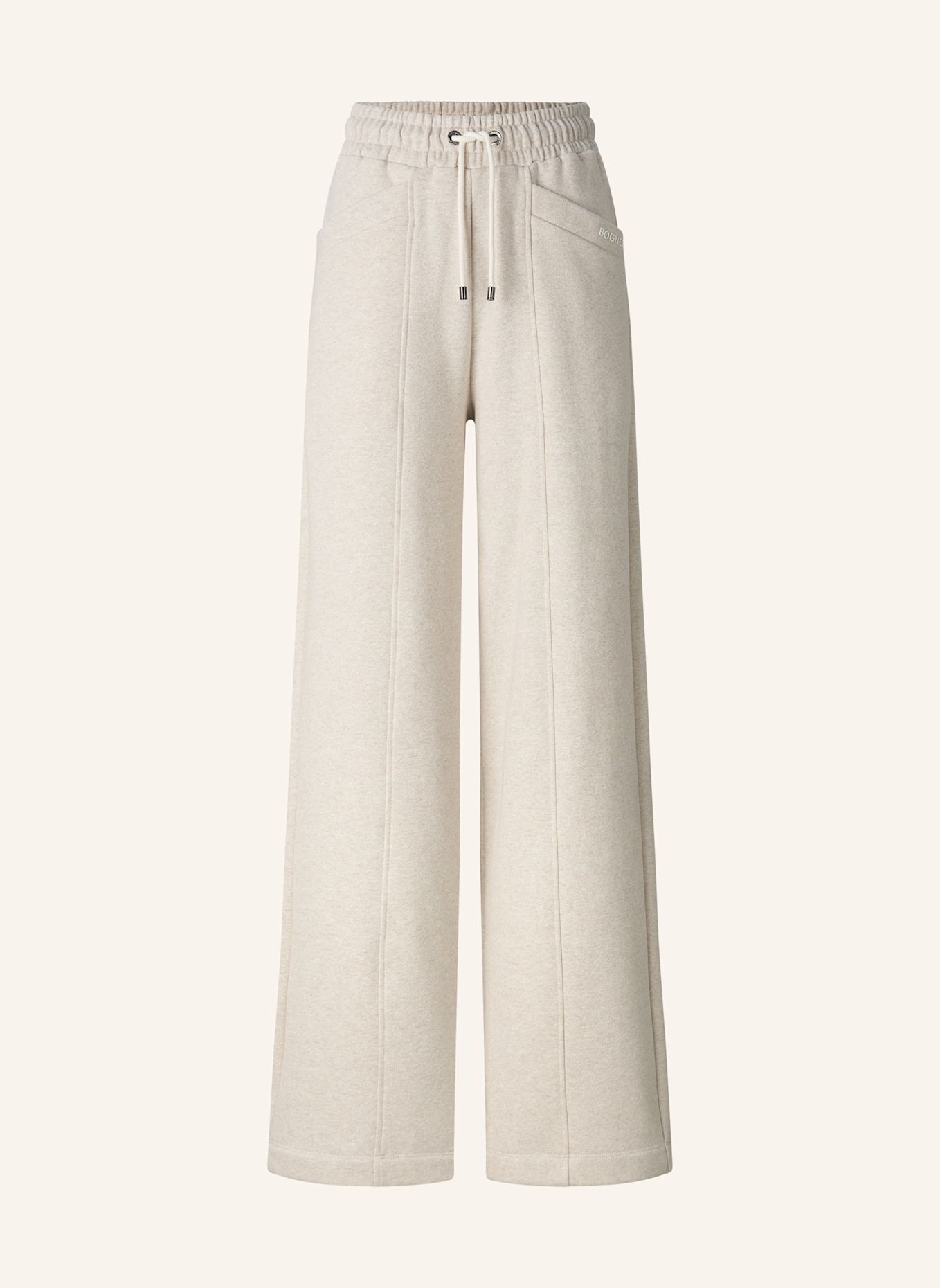 BOGNER Joggingbroek TOTO-4 met glittergaren: WIT