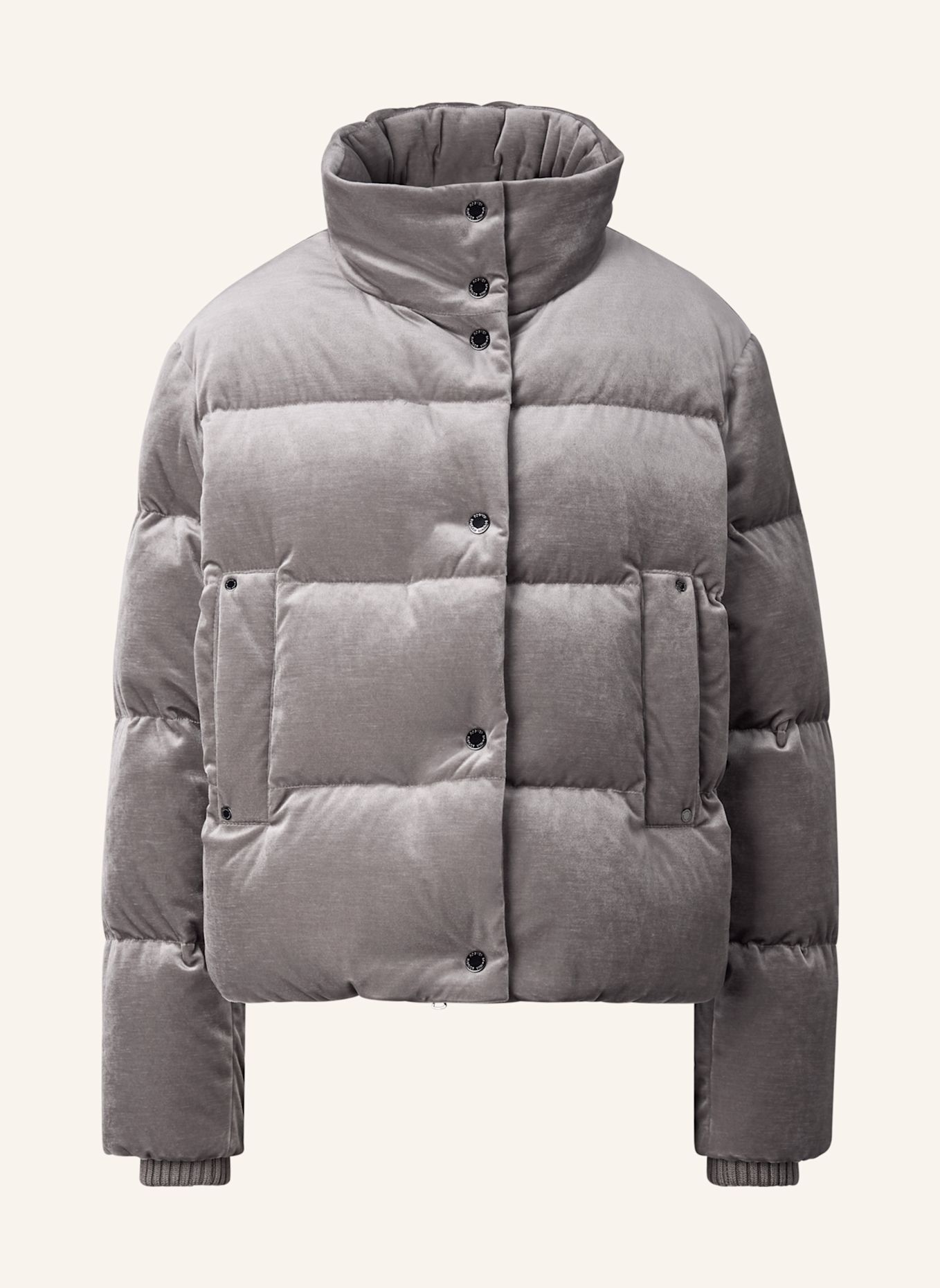 BOGNER Fluwelen donsjas Oliva: GRIJS / BRUIN