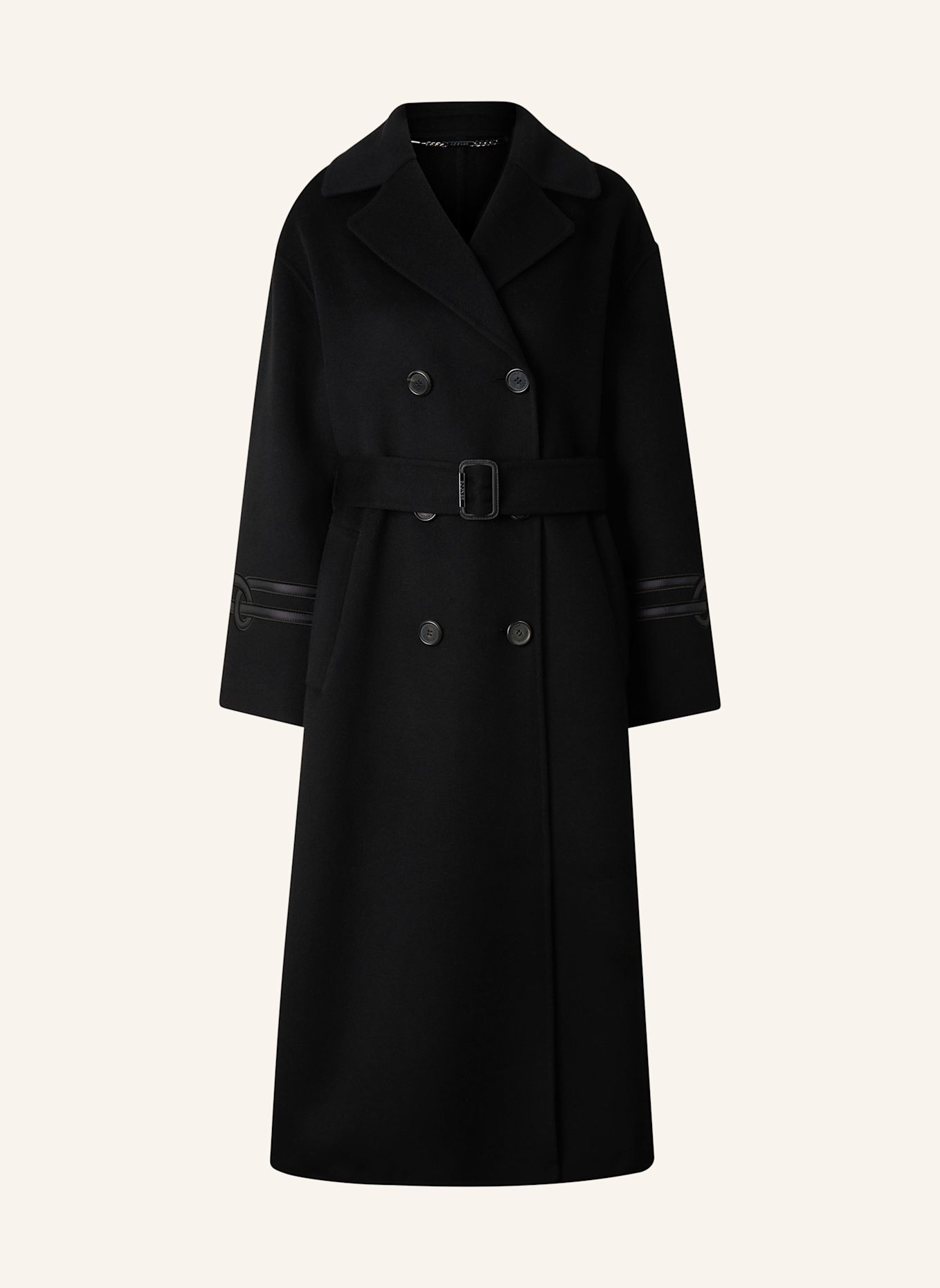 BOGNER Doubleface Wollmantel Terese: SCHWARZ