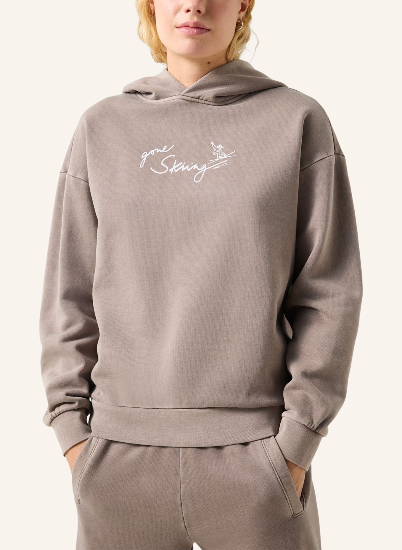 FIRE+ICE Hoodie SIBEL: TAUPE