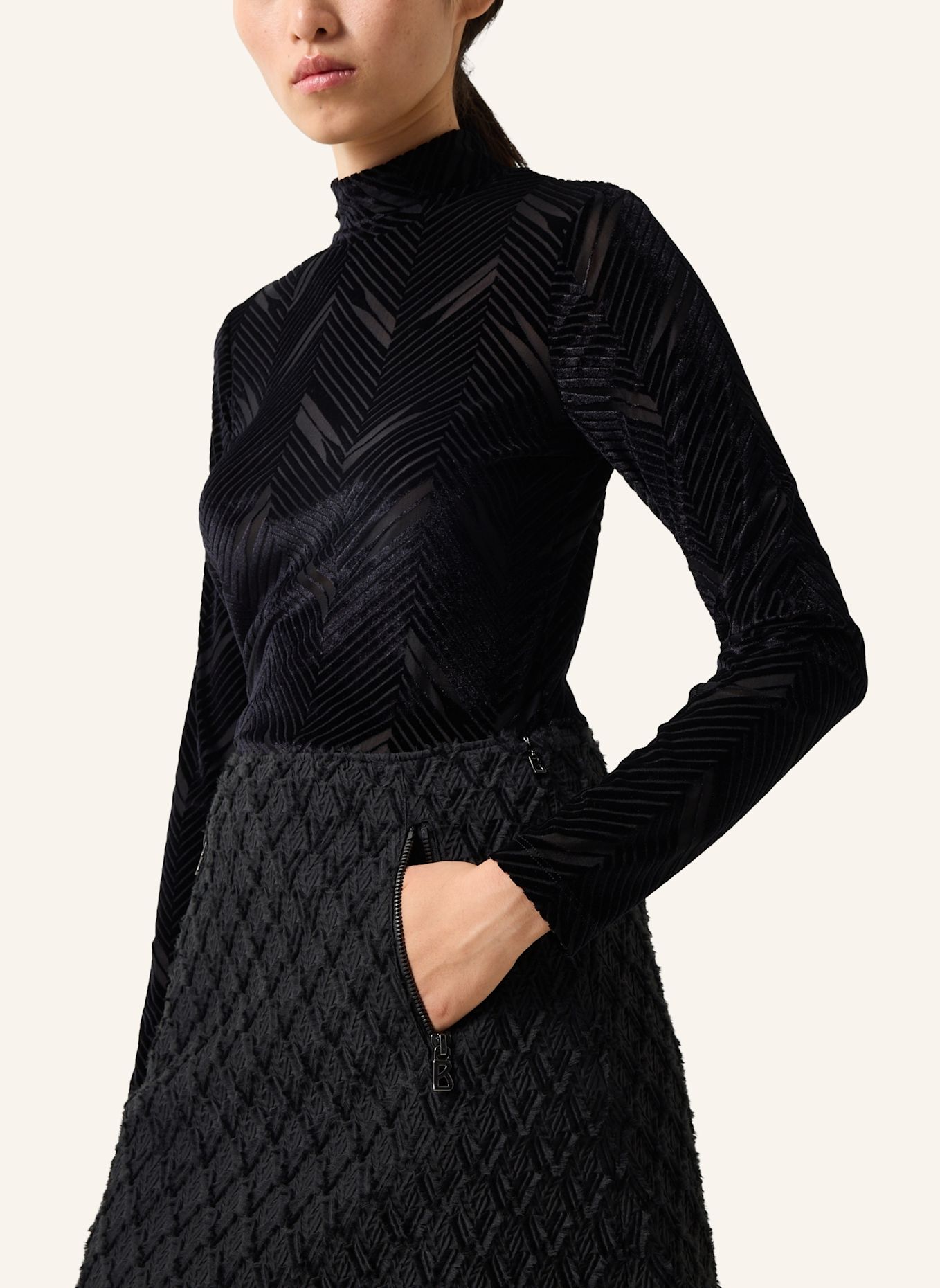 BOGNER Joselyn-rok: ZWART