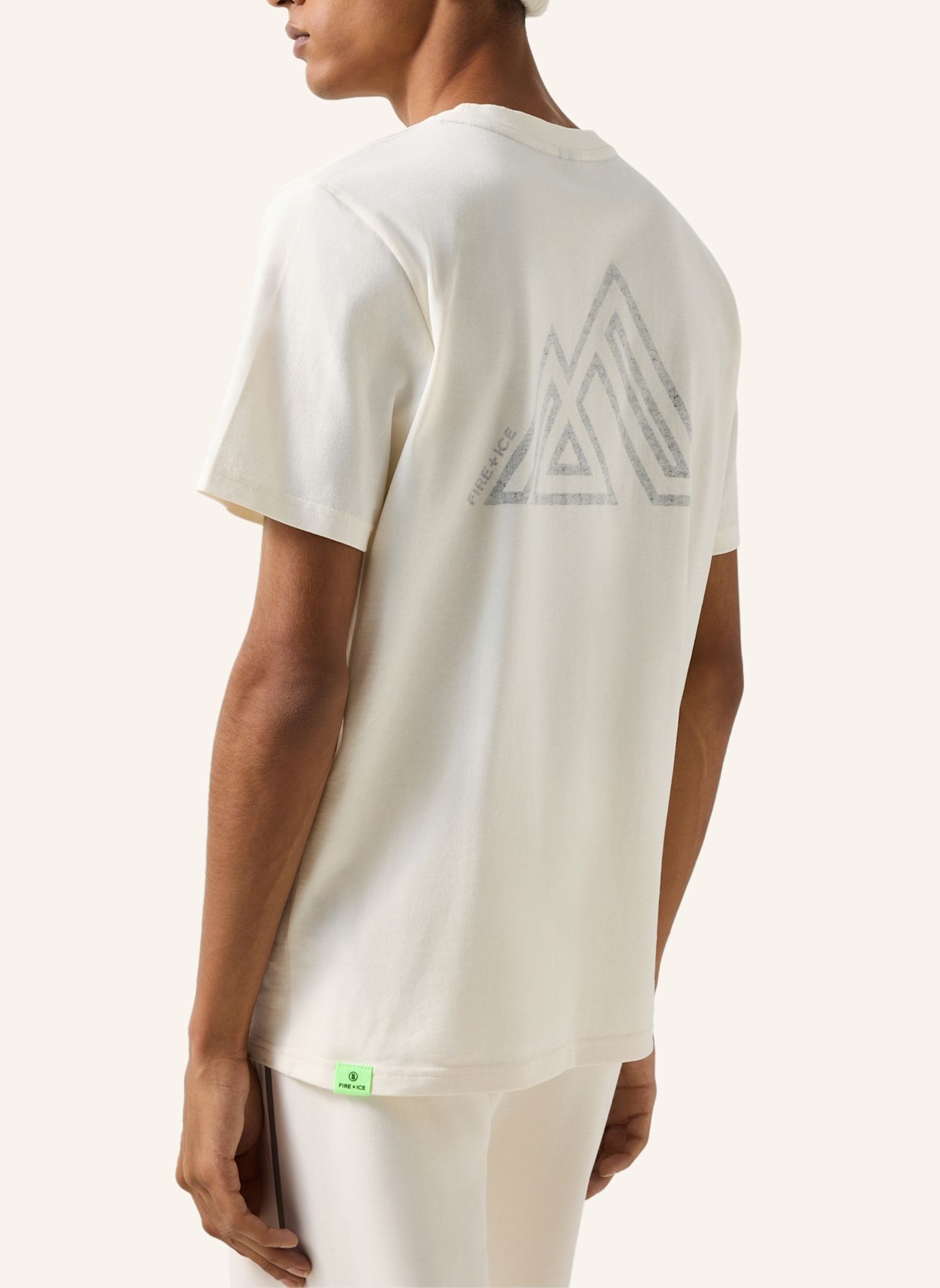 FIRE+ICE Mick Cotton T-shirt: WHITE