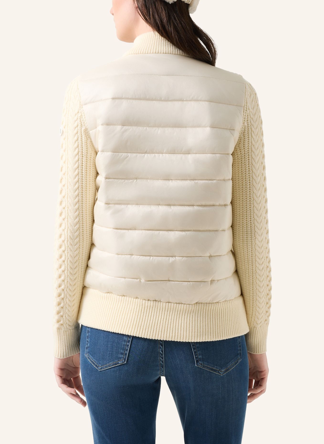 BOGNER Strick-Steppjacke Zamila: WEISS