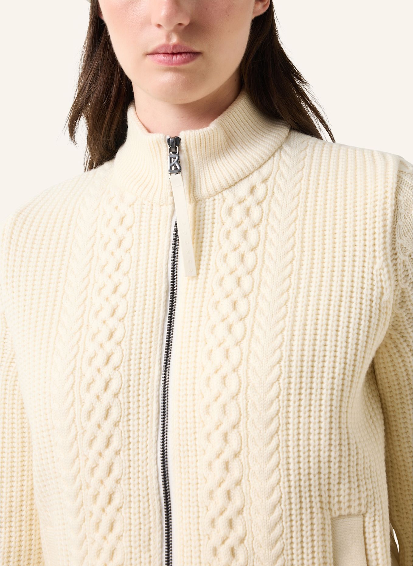BOGNER Strick-Steppjacke Zamila: WEISS