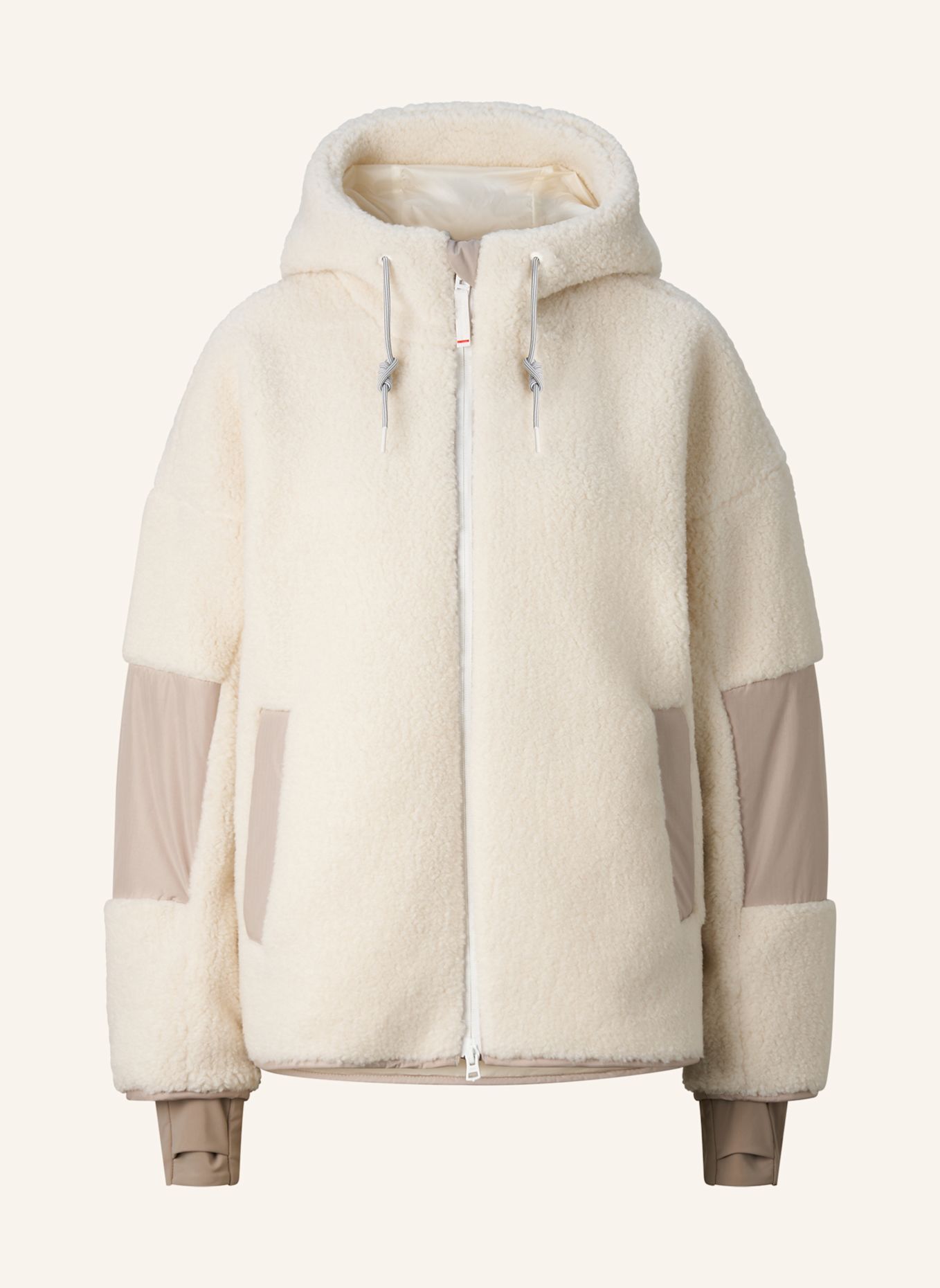 FIRE+ICE Midlayer-Teddy-Jacke Naera: WEISS