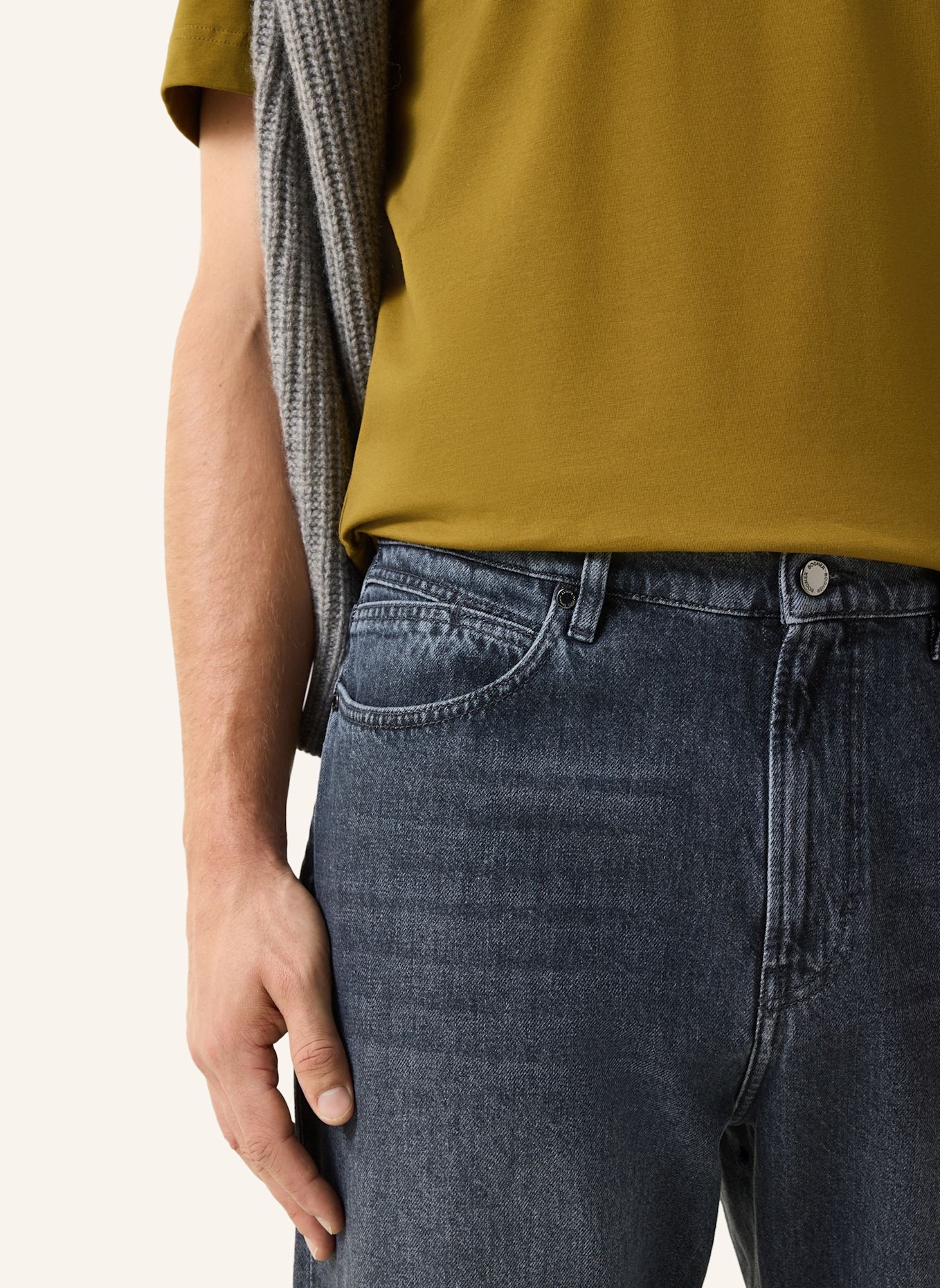 BOGNER Straight Fit-Jeans Travis: BLAUW