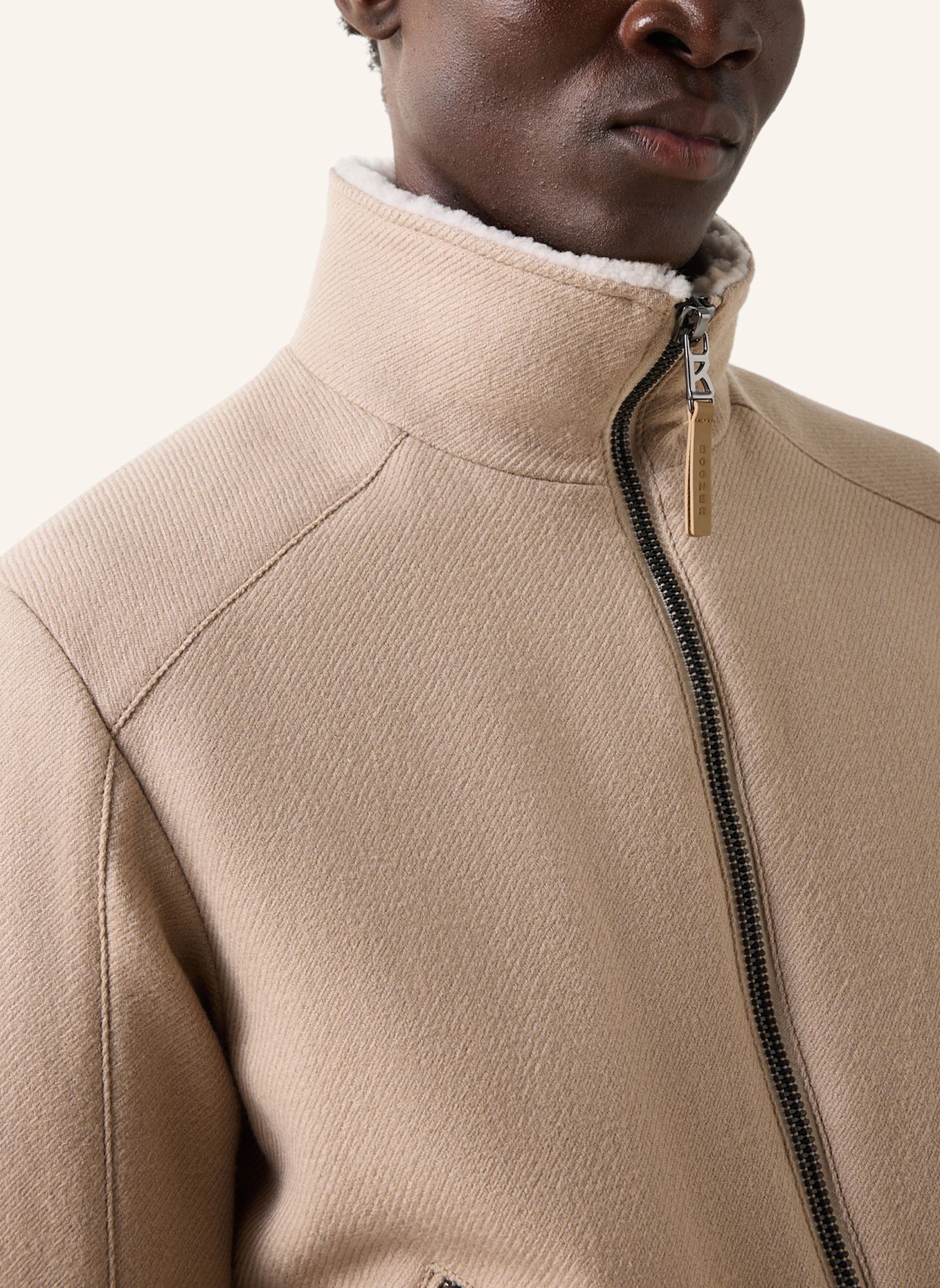 BOGNER Schurwoll-Blouson Teryl: CAMEL
