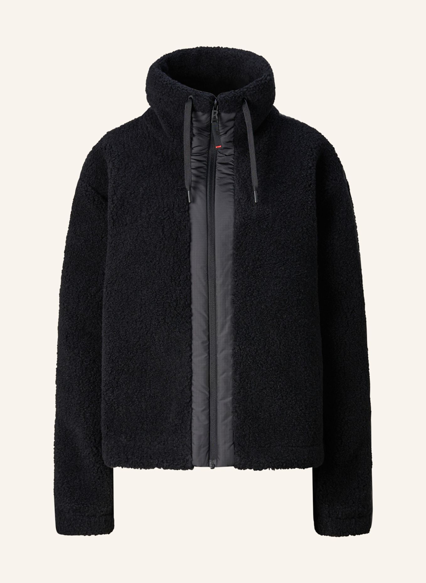 FIRE+ICE Midlayer-Teddy-Jacke Ninetta: SCHWARZ
