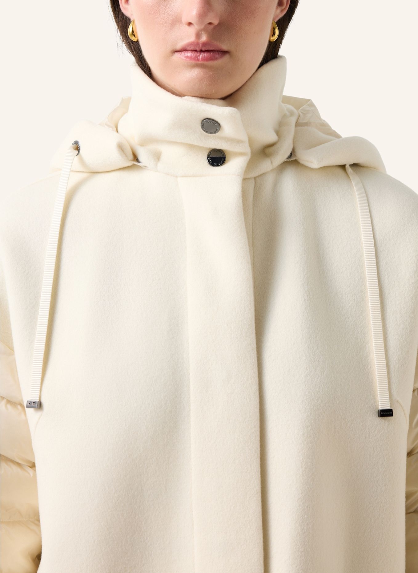 BOGNER Trisha Double-Faced Down Coat: WHITE