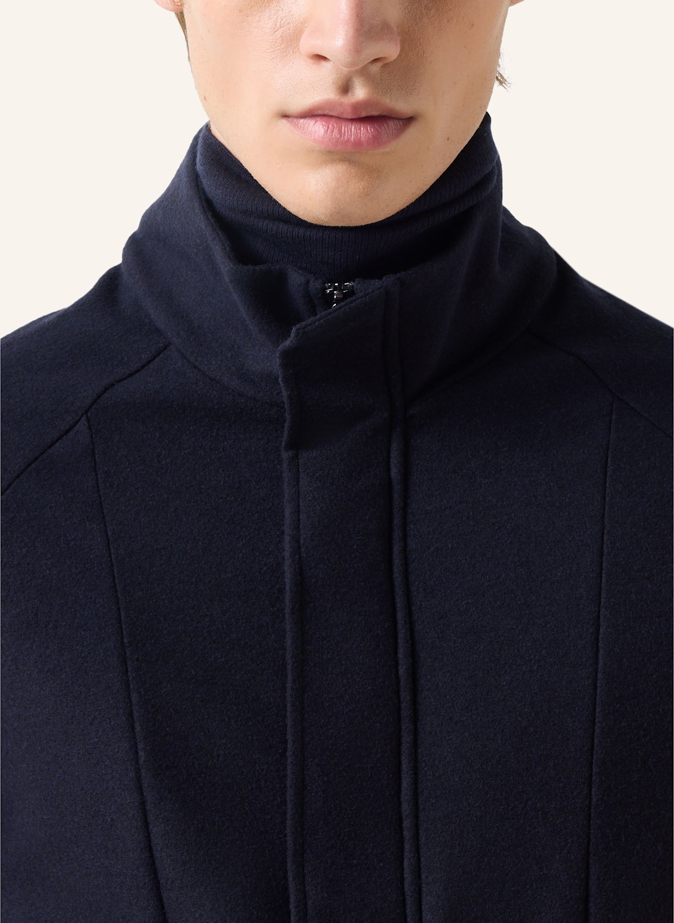 BOGNER Flanellen jas Bradley: DONKERBLAUW