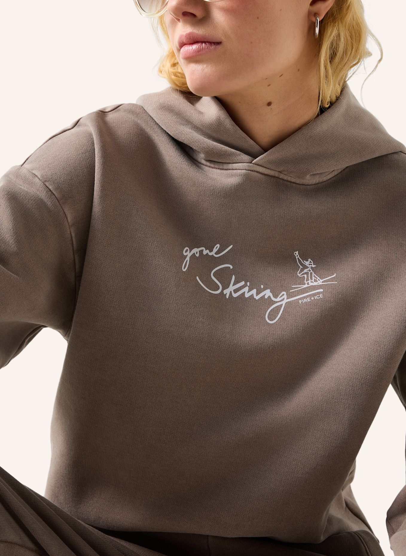 FIRE+ICE Hoodie SIBEL: TAUPE