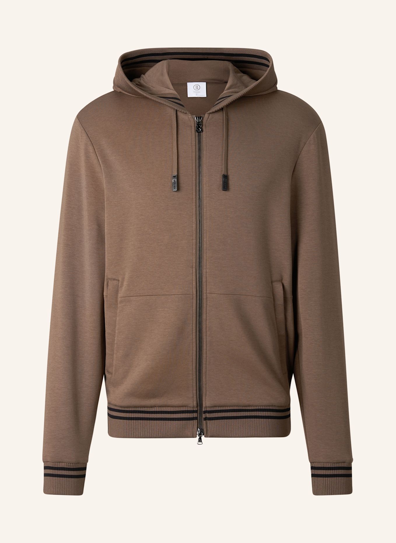 BOGNER Hoodie-Sweatvest Forest: BRUIN