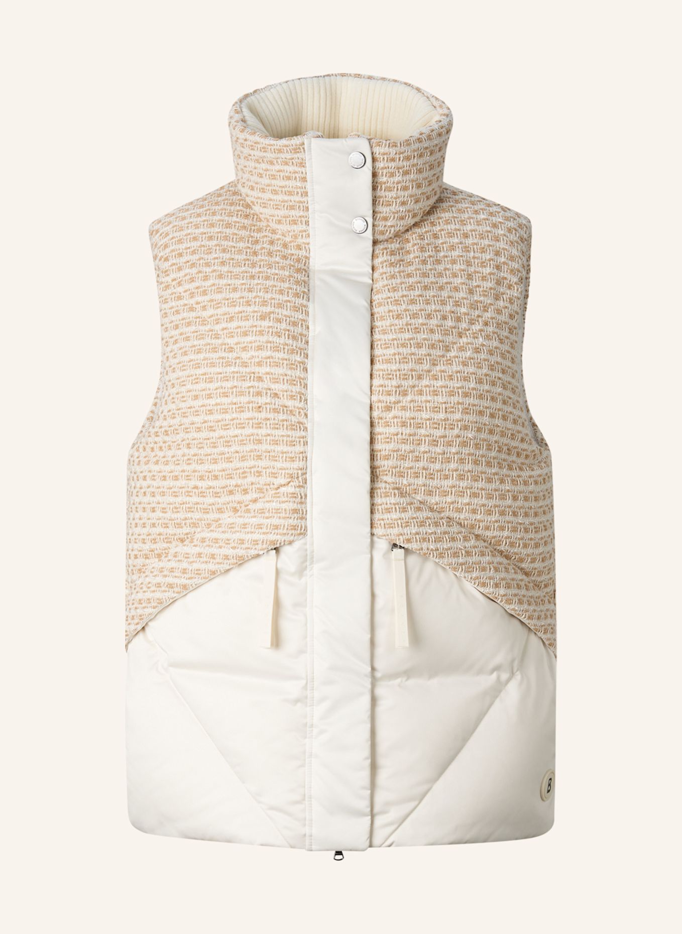 BOGNER Donzen bodywarmer Netty: WIT / BEIGE