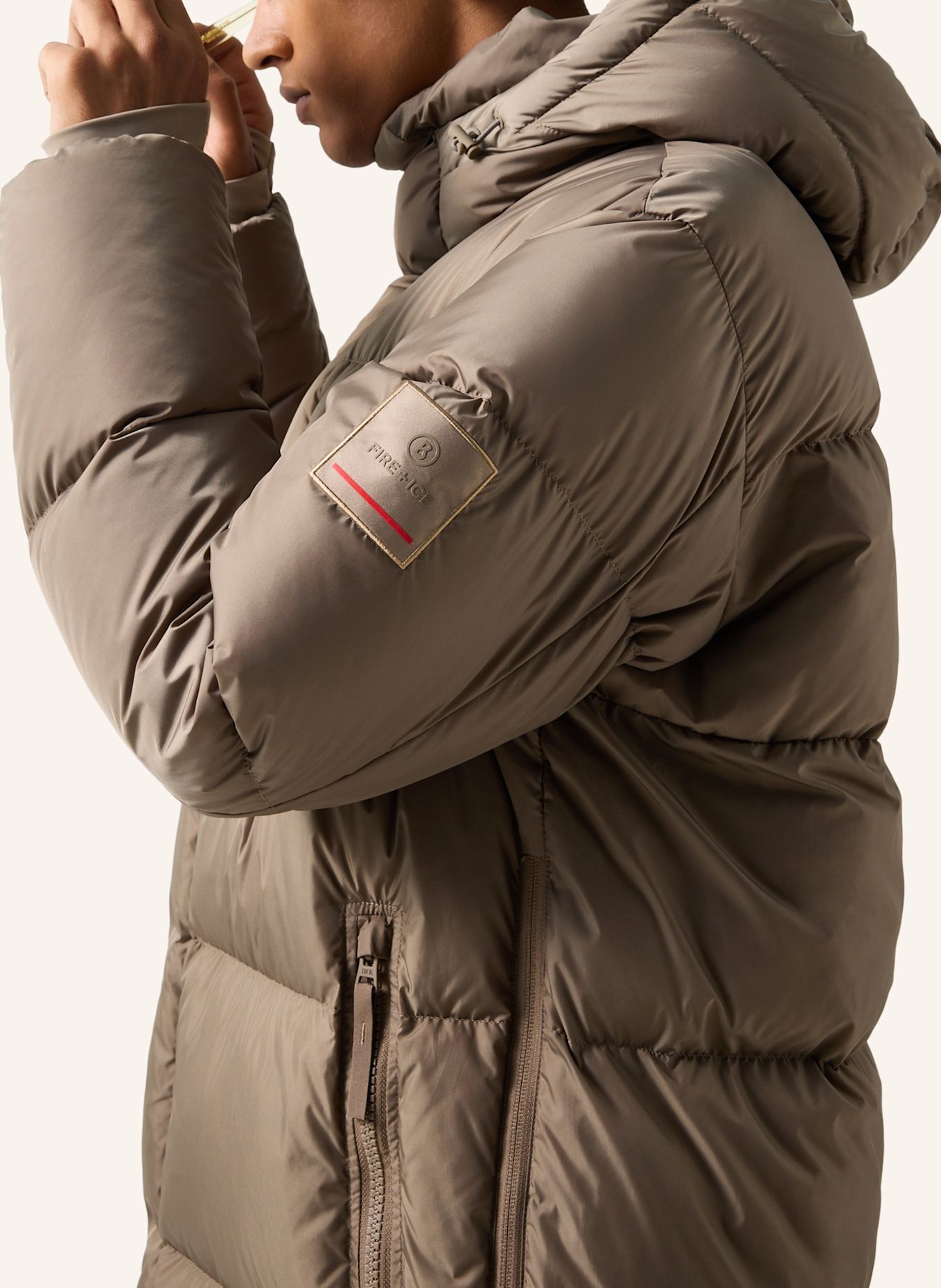 FIRE+ICE Donsmantel Walt: TAUPE